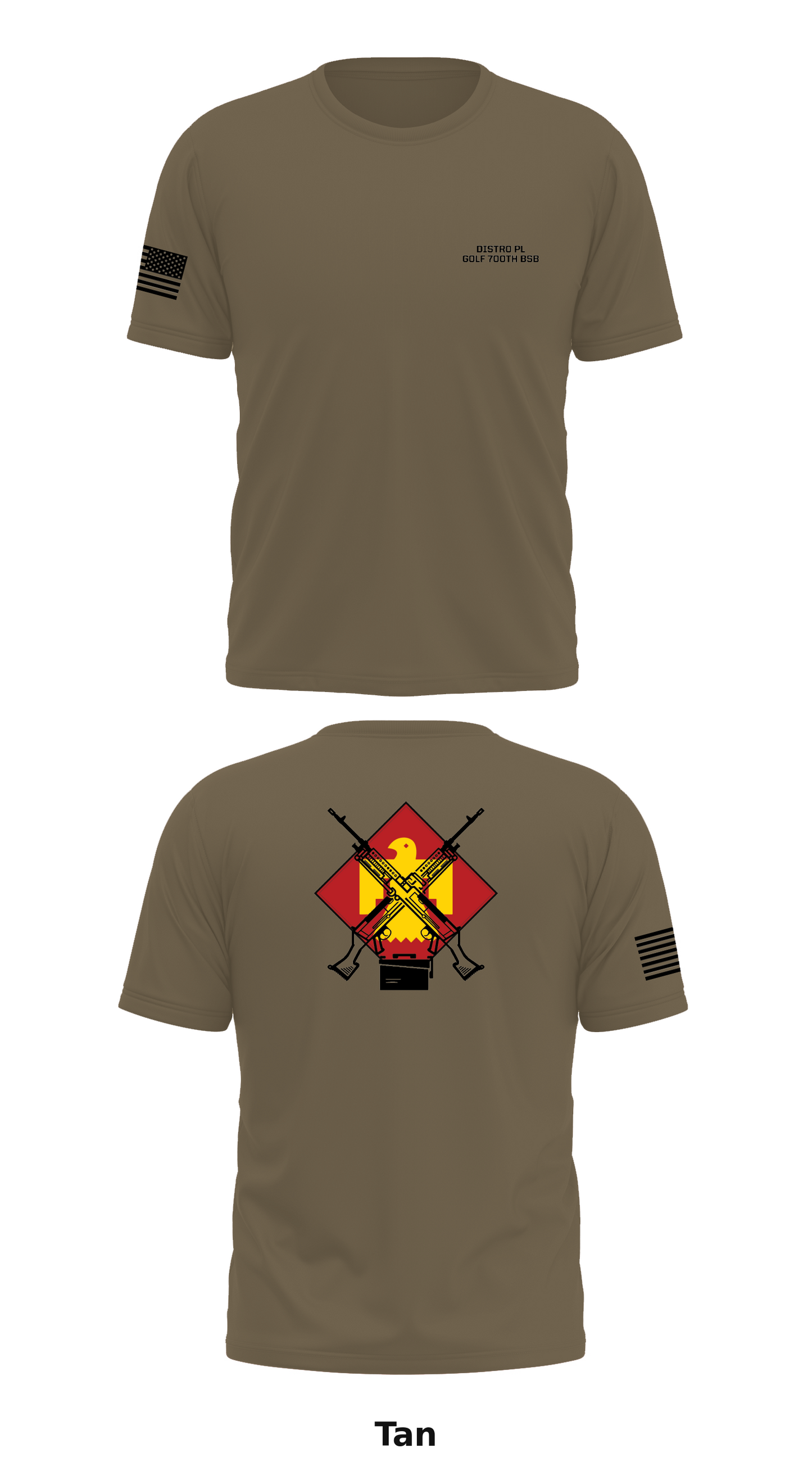 Distro Pl Golf 700th BSB Store 1 Core Men's SS Performance Tee - 76457847111