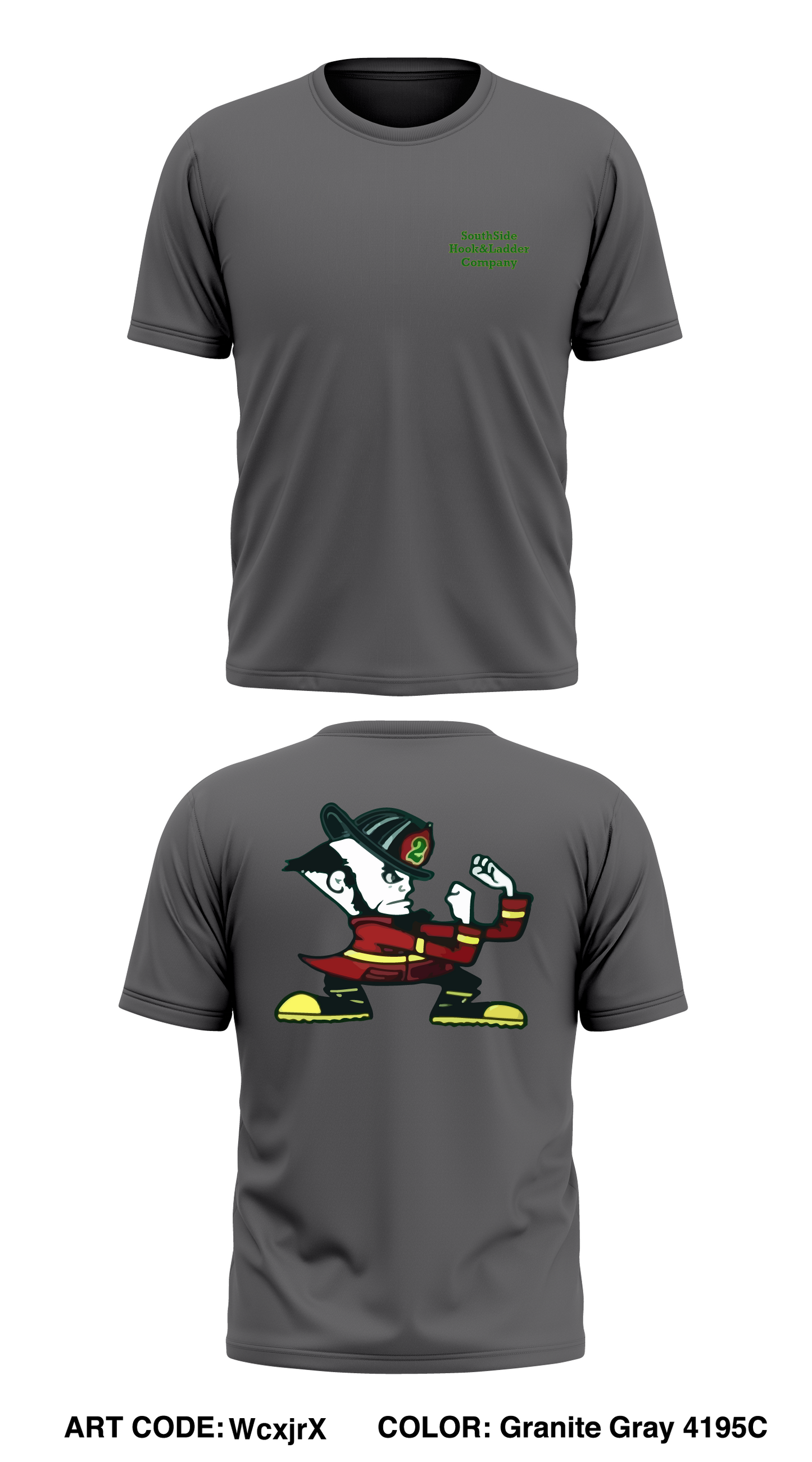 SouthSide Hook&Ladder Company No.2 Store 1 Core Men's SS Performance Tee - WcxjrX