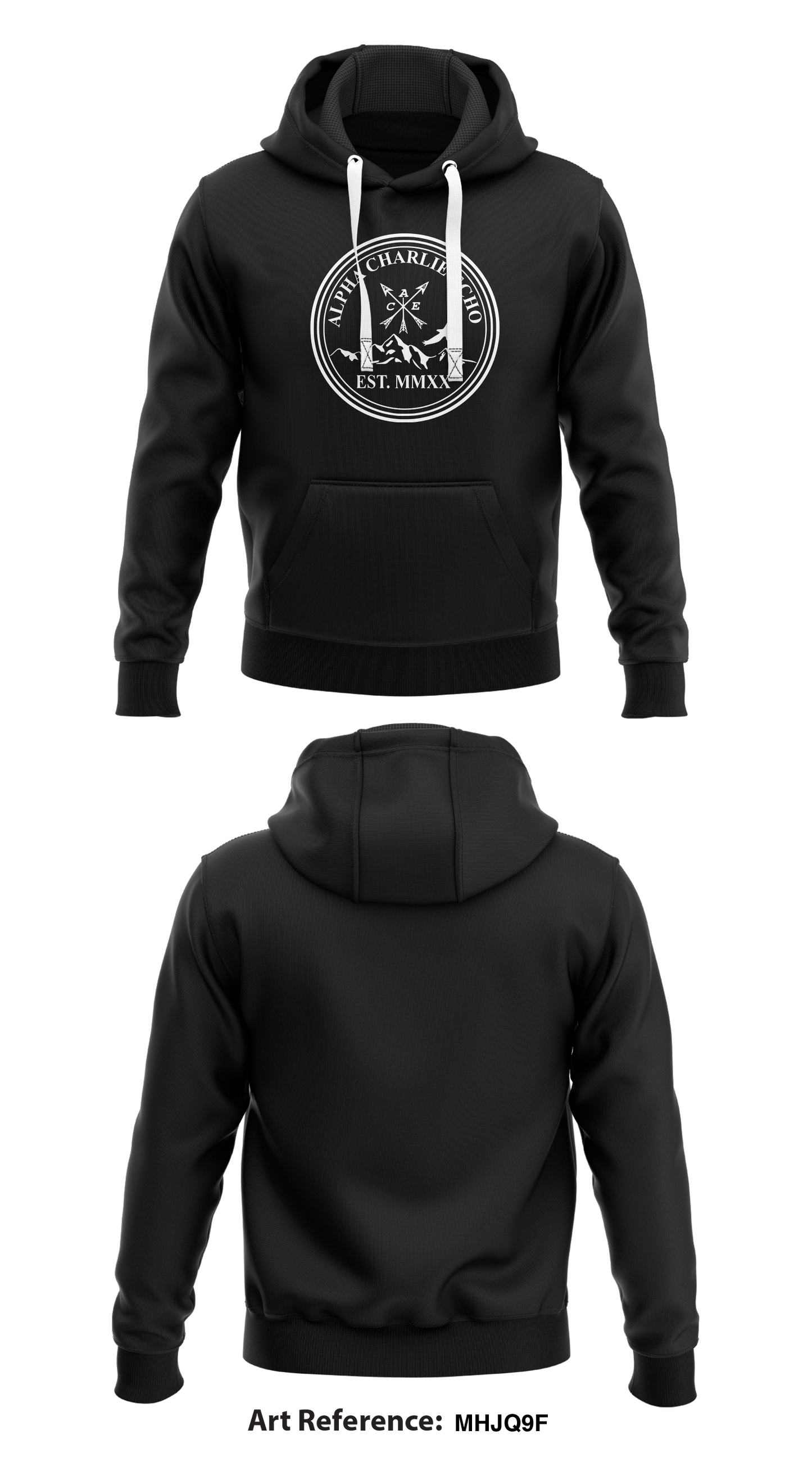 Alpha Charlie Echo Store 1 Core Men's Hooded Performance Sweatshirt - MHjq9F
