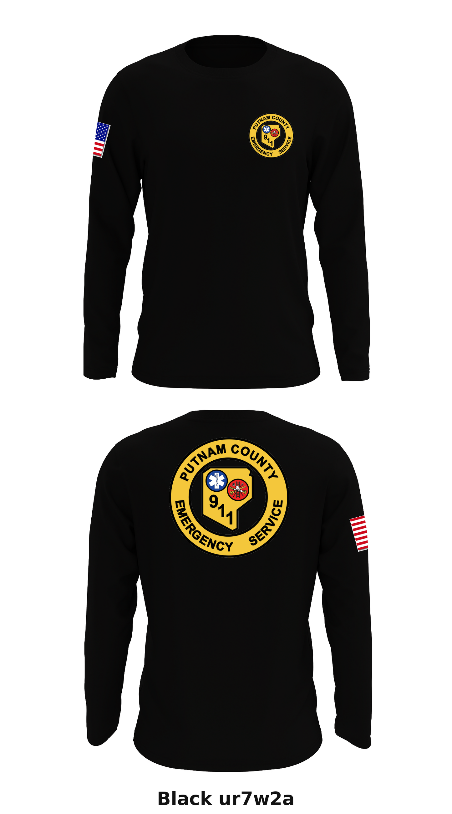 Putnam County EMS Store 1 Core Men's LS Performance Tee - ur7w2a