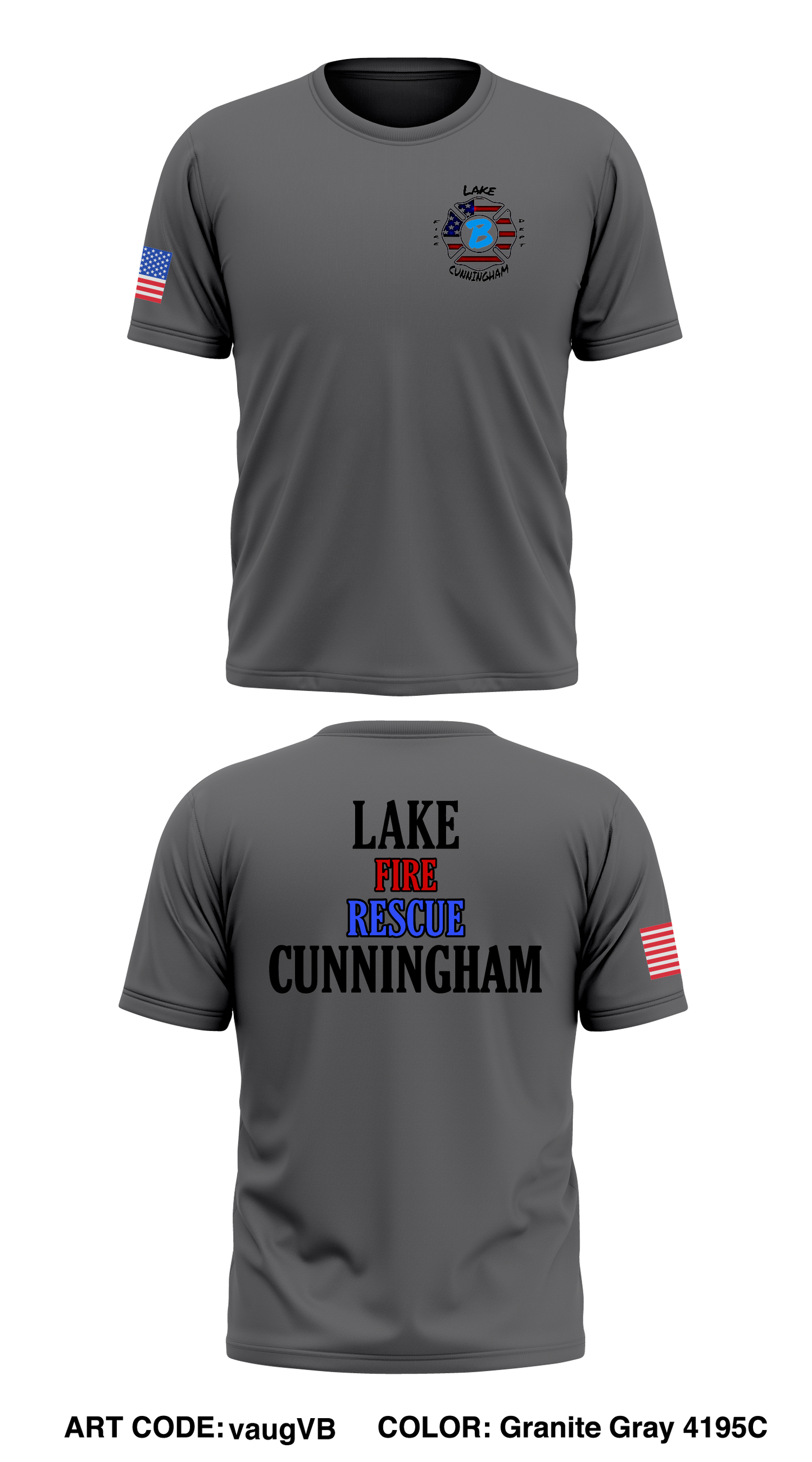 Lake Cunningham Fire Department Store 1 Core Men's SS Performance Tee - vaugVB