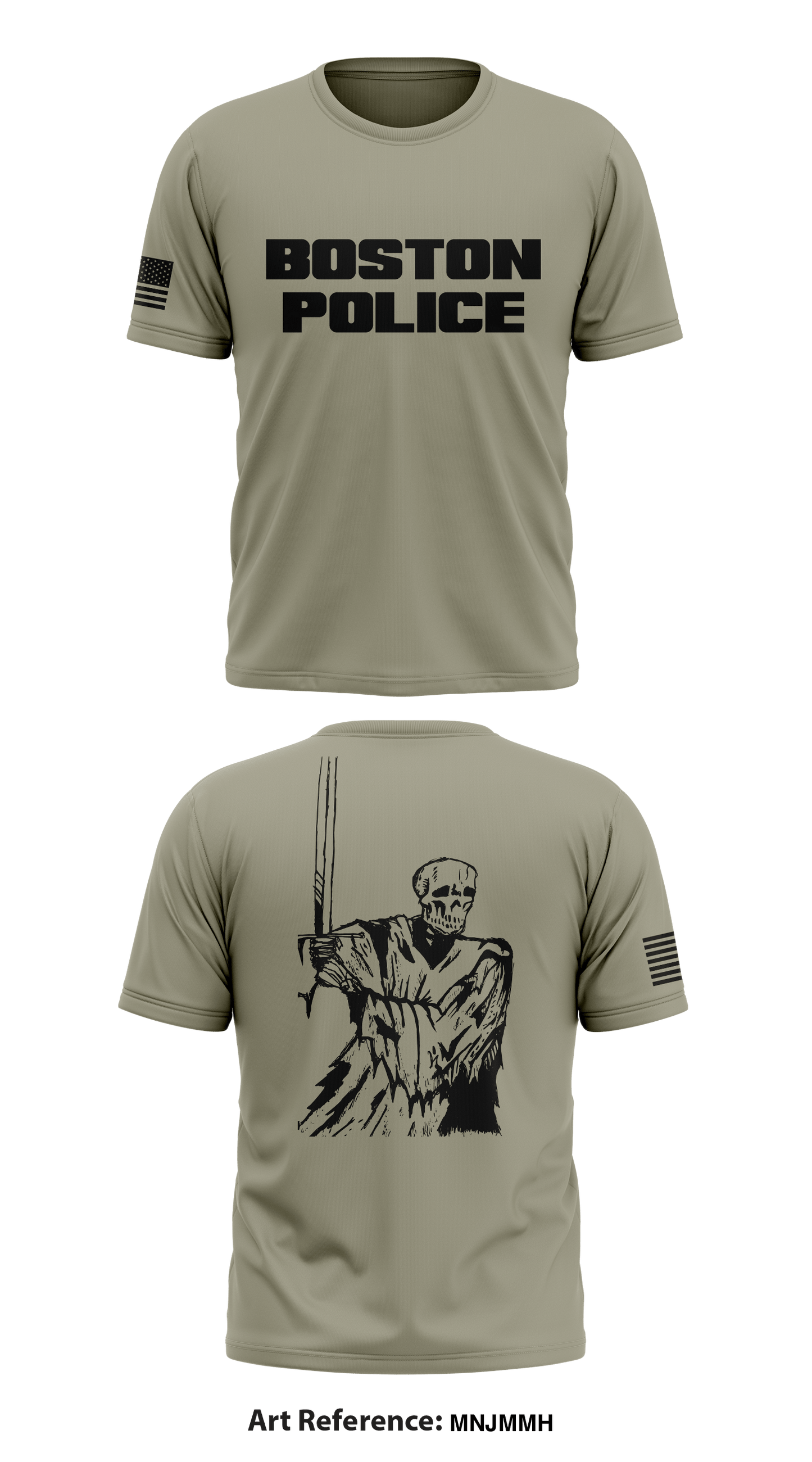 Boston police 6178 Store 1 Core Men's SS Performance Tee - mNJMMh