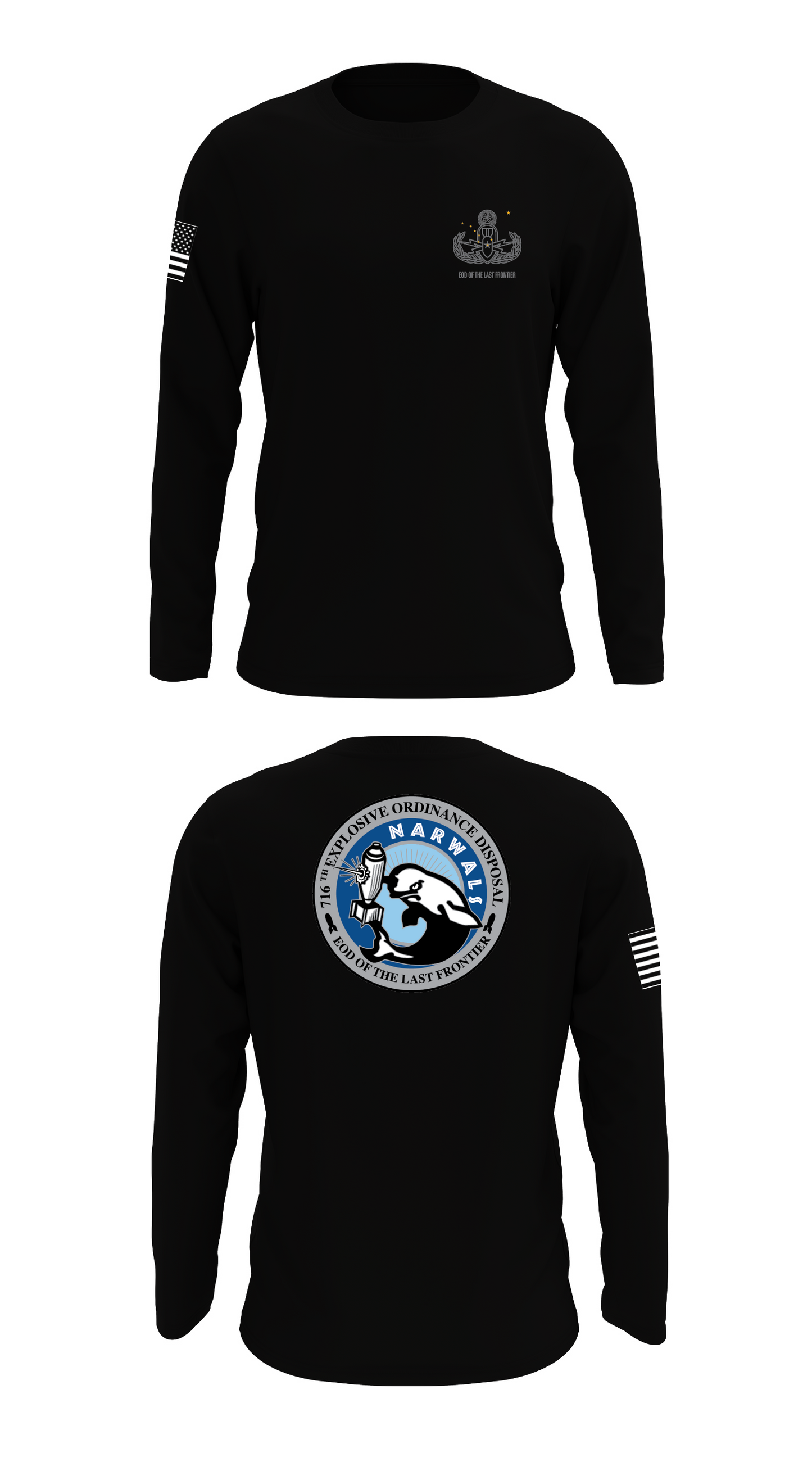 716TH EOD Store 1 Core Men's LS Performance Tee - 49836353527