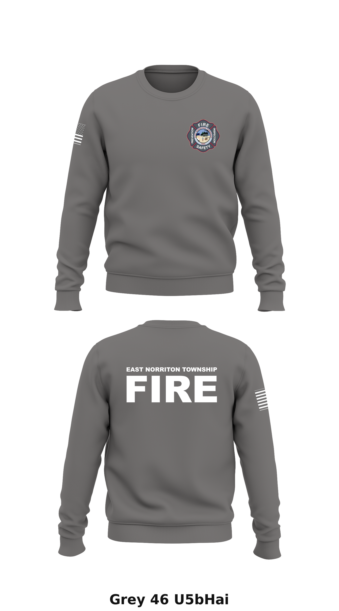 East Norriton Township Store 1 Core Men's Crewneck Performance Sweatshirt - U5bHai