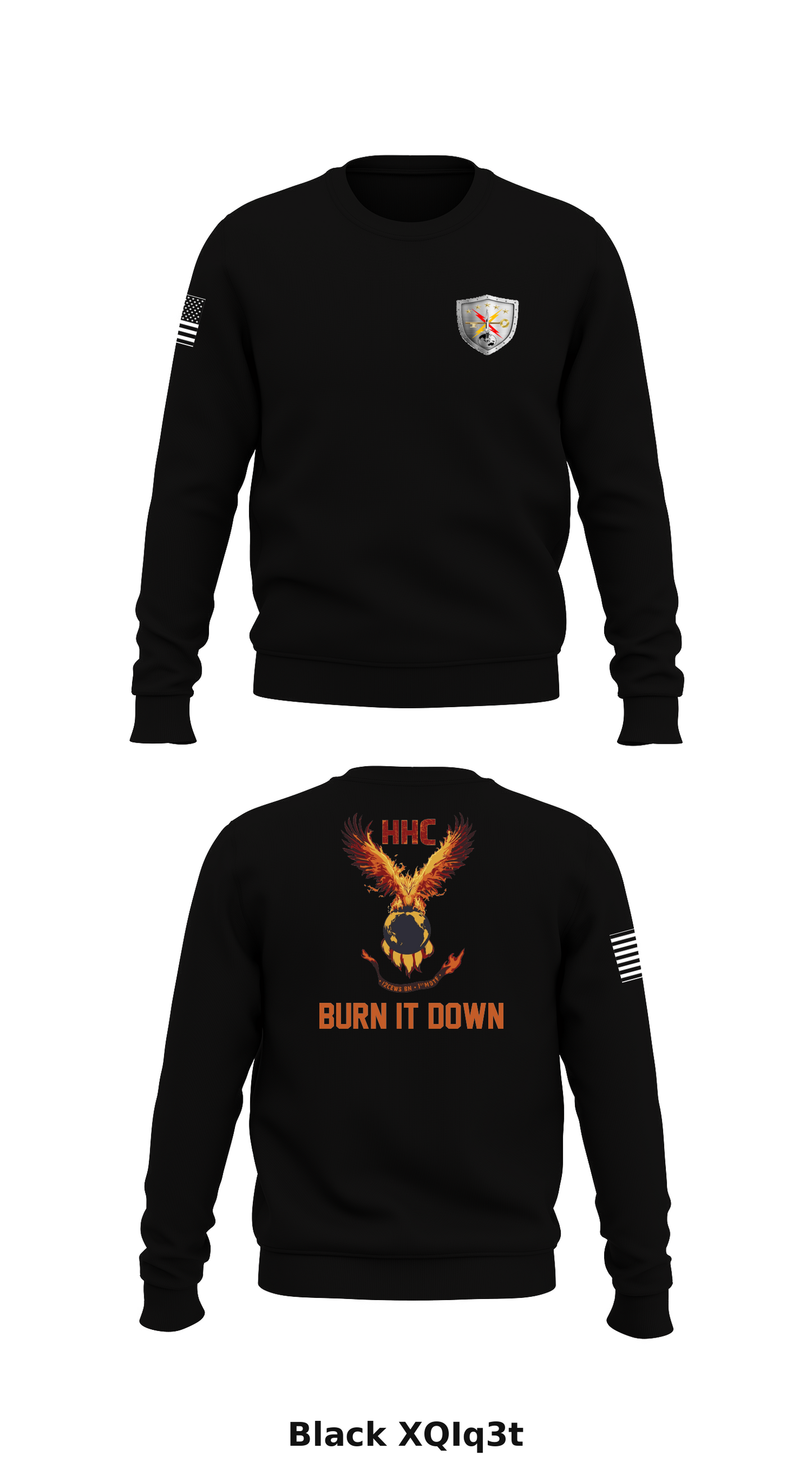 HHC,I2CEWS BN, 1st MDTF Store 1 Core Men's Crewneck Performance Sweatshirt - XQIq3t