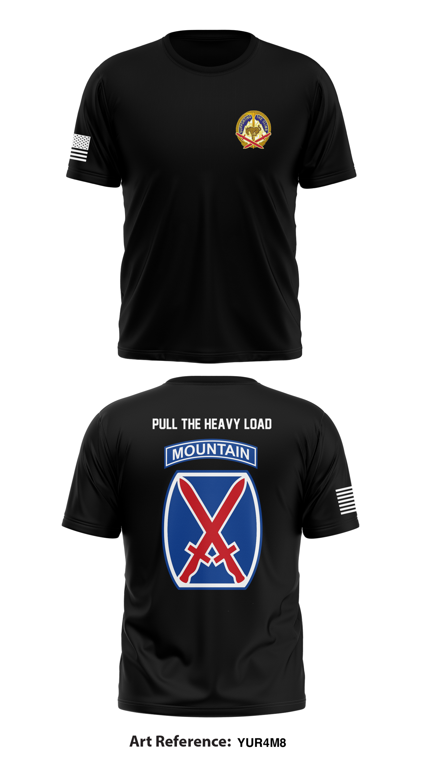 510th HR CO, 10th HSTB, 10th SBDE, 10th MTN DIV Store 1 Core Men's SS Performance Tee - yuR4m8
