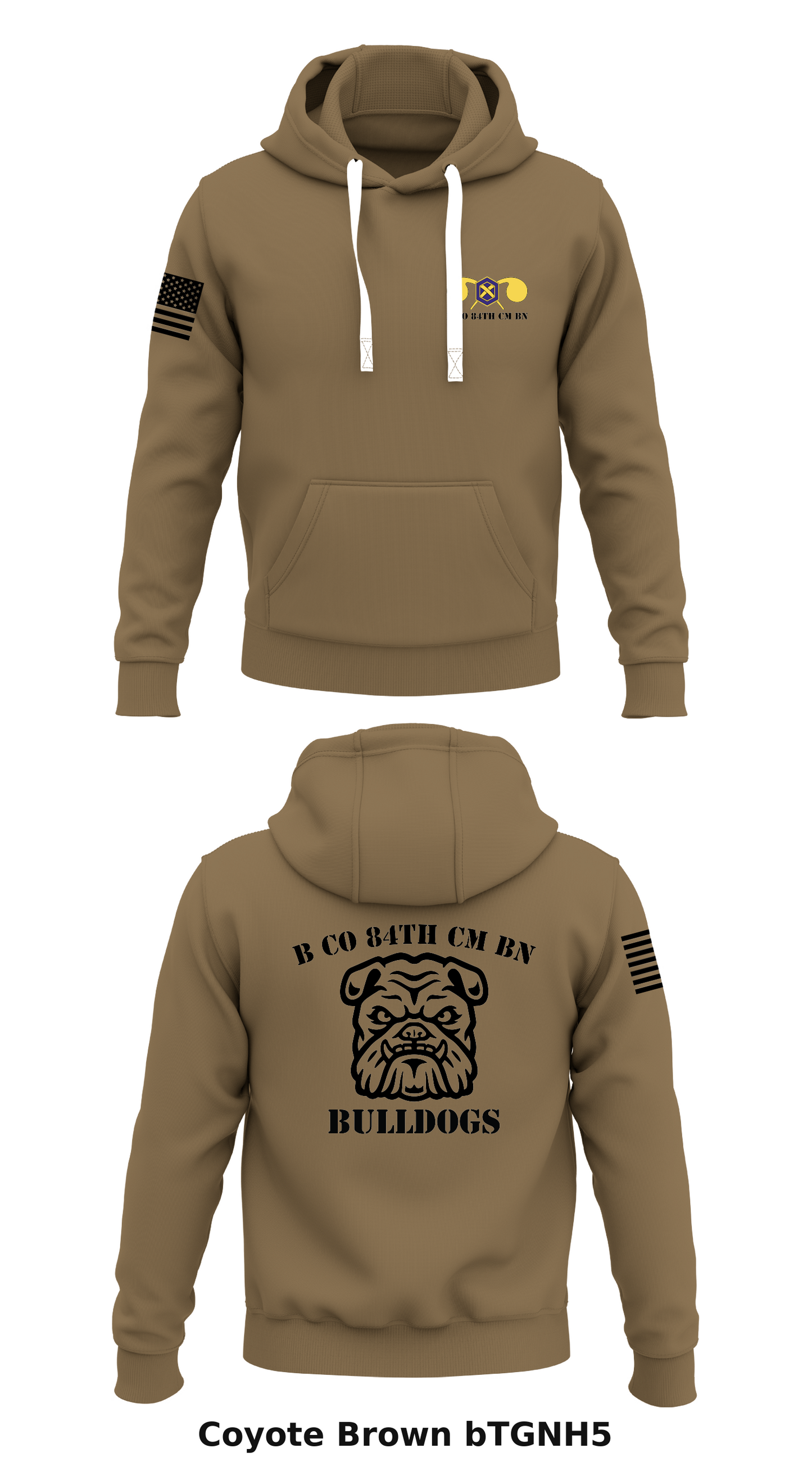 B co 84th CM BN Store 1 Core Men's Hooded Performance Sweatshirt - bTGNH5