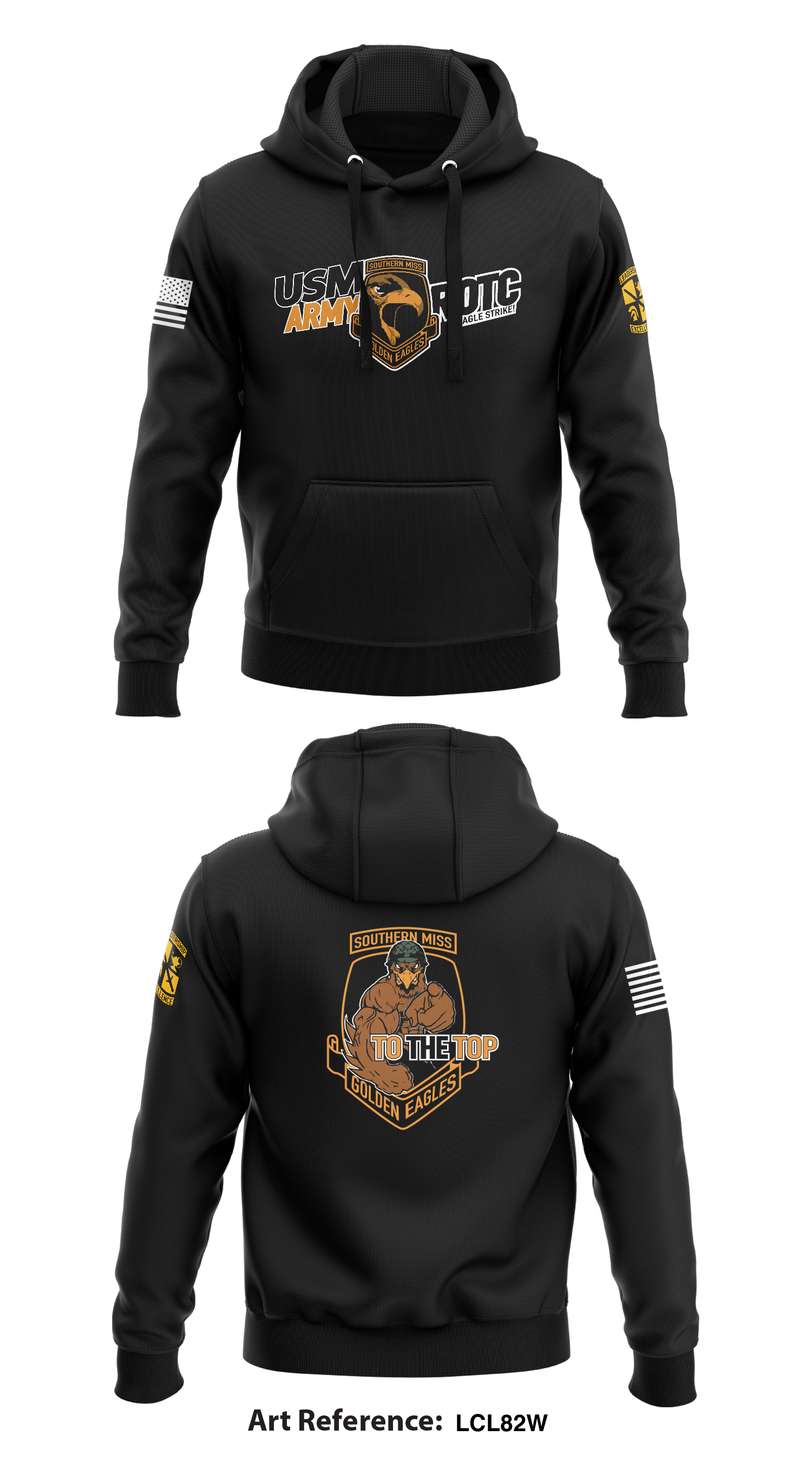 Shop Eagles Military Hoodie