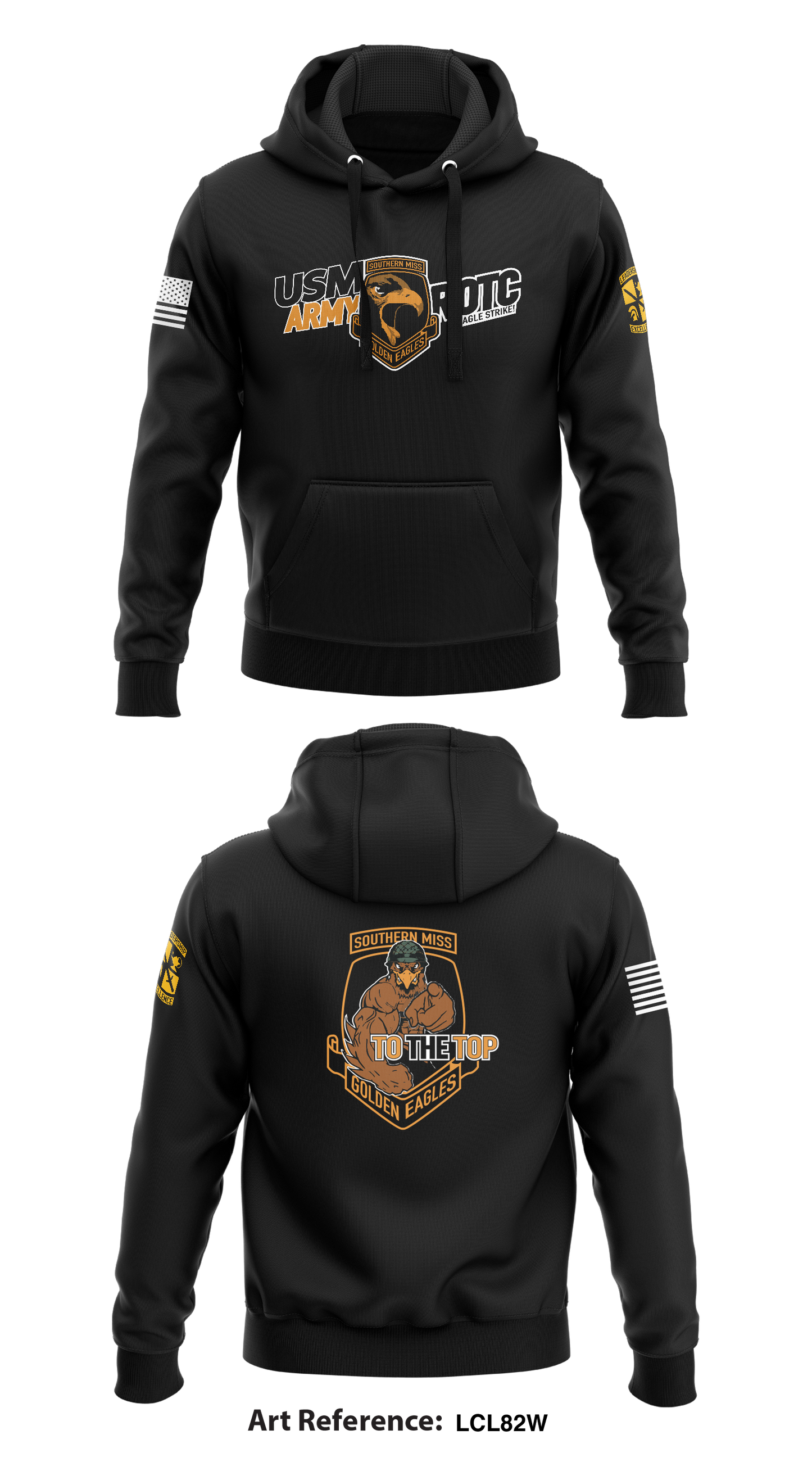 USM ROTC Store 1 Core Men's Hooded Performance Sweatshirt - LcL82w