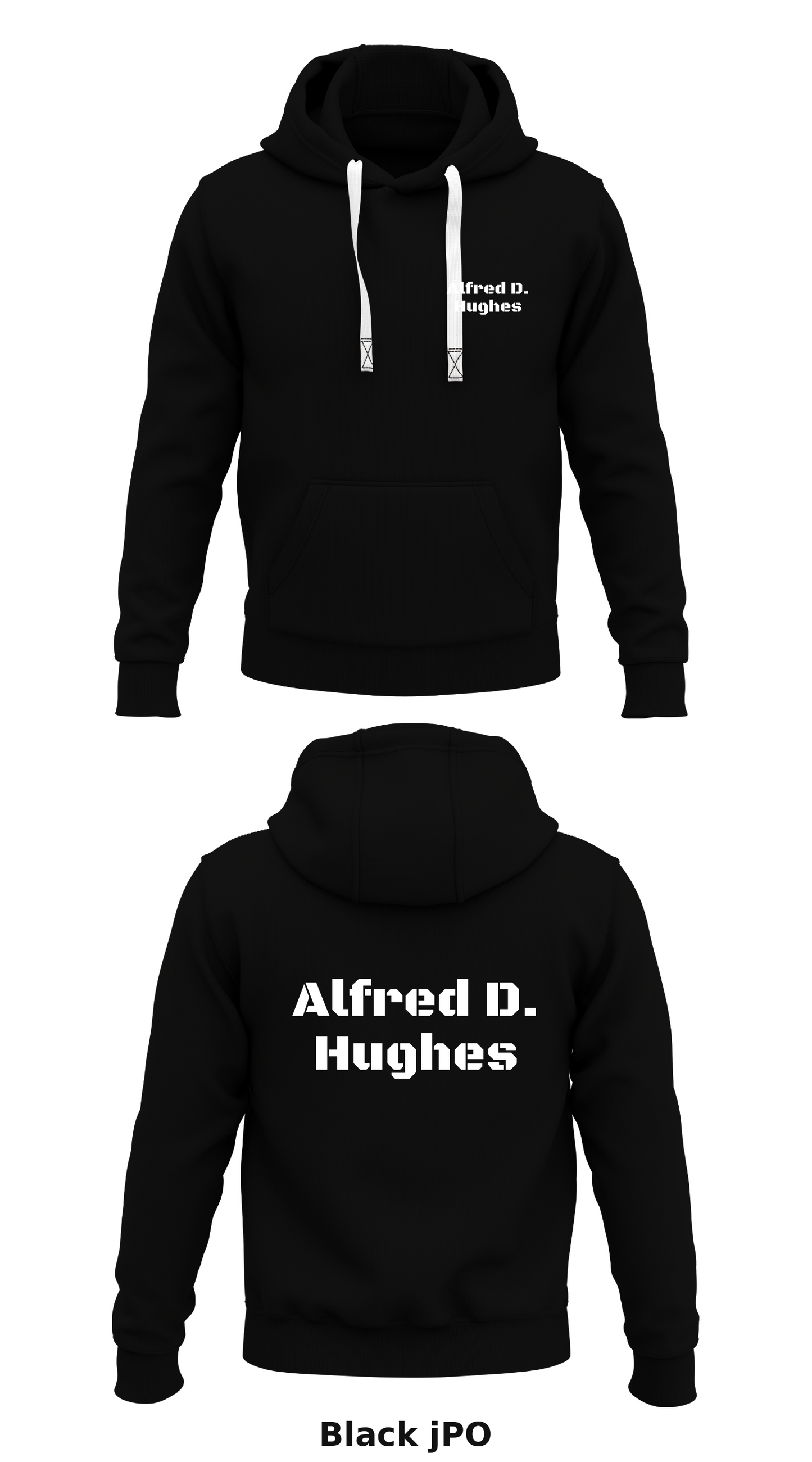 Alfred D. Hughes Store 1 Core Men's Hooded Performance Sweatshirt - jPO