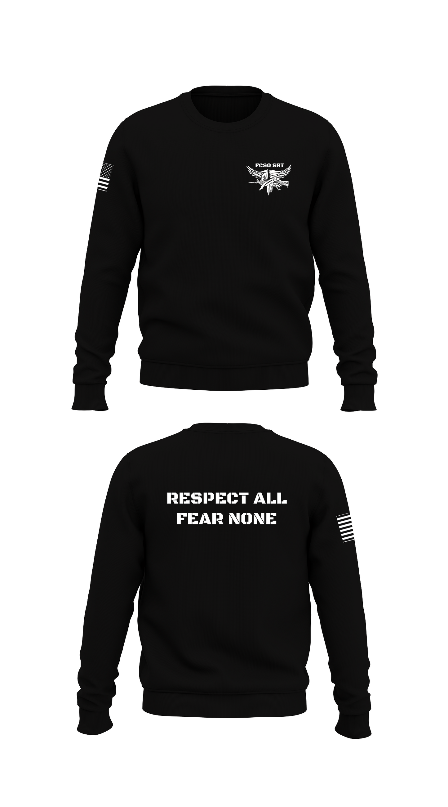 FCSO Special Response Team Store 1 Core Men's Crewneck Performance Sweatshirt - 81965673356