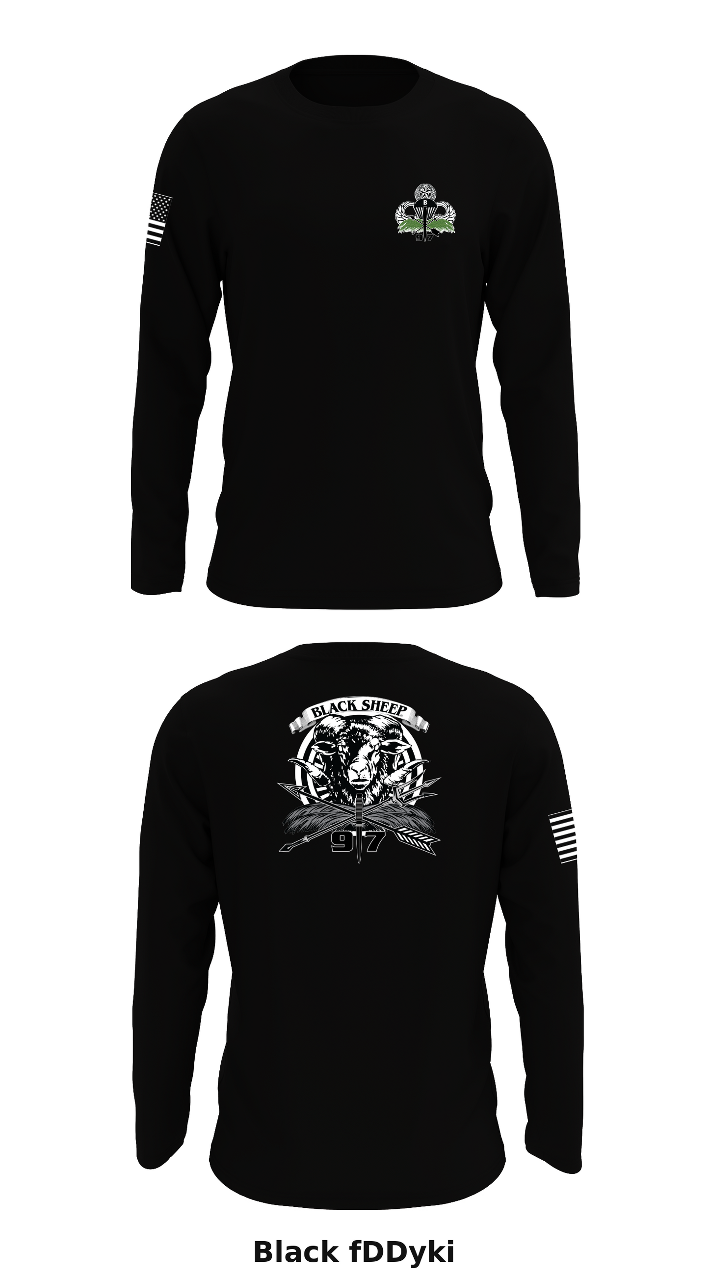 B/97th Civil Affairs Battalion Store 1 Core Men's LS Performance Tee - fDDyki