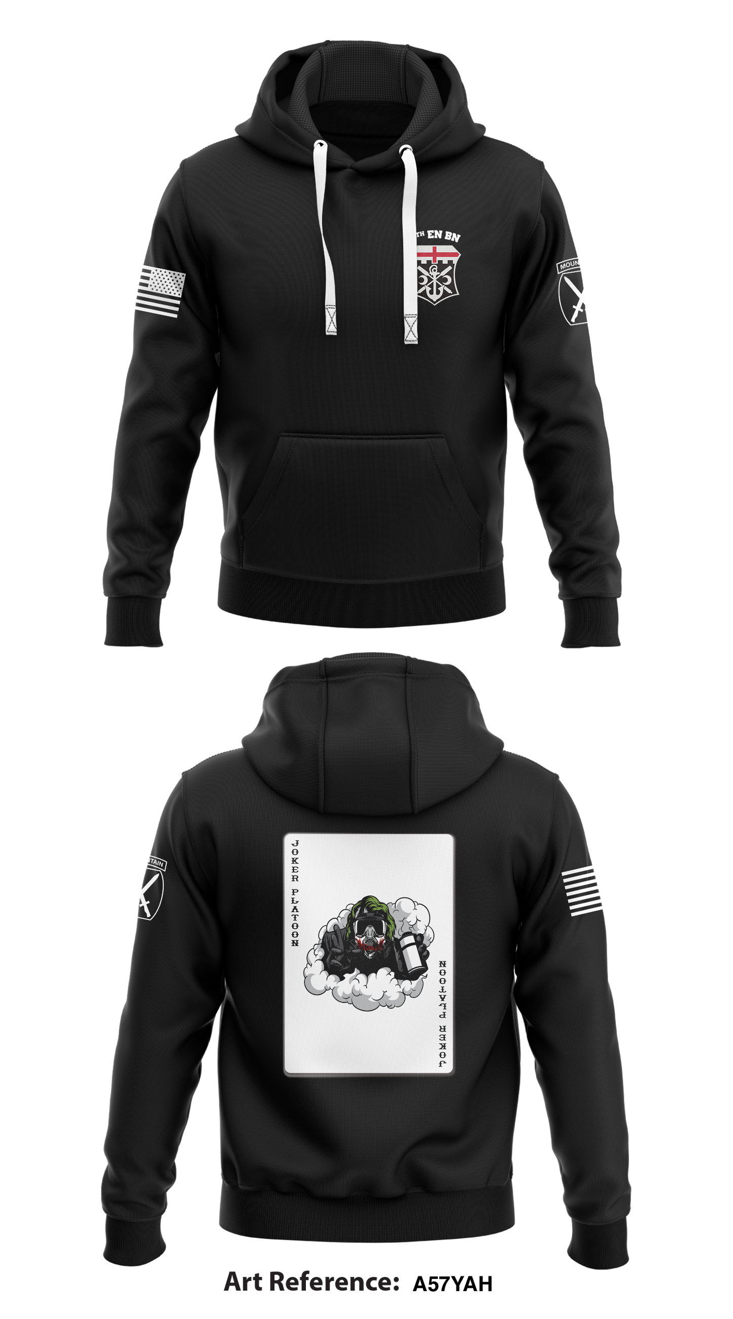 Joker Platoon HHC 7BEB Store 1 Core Men's Hooded Performance Sweatshirt - a57yaH