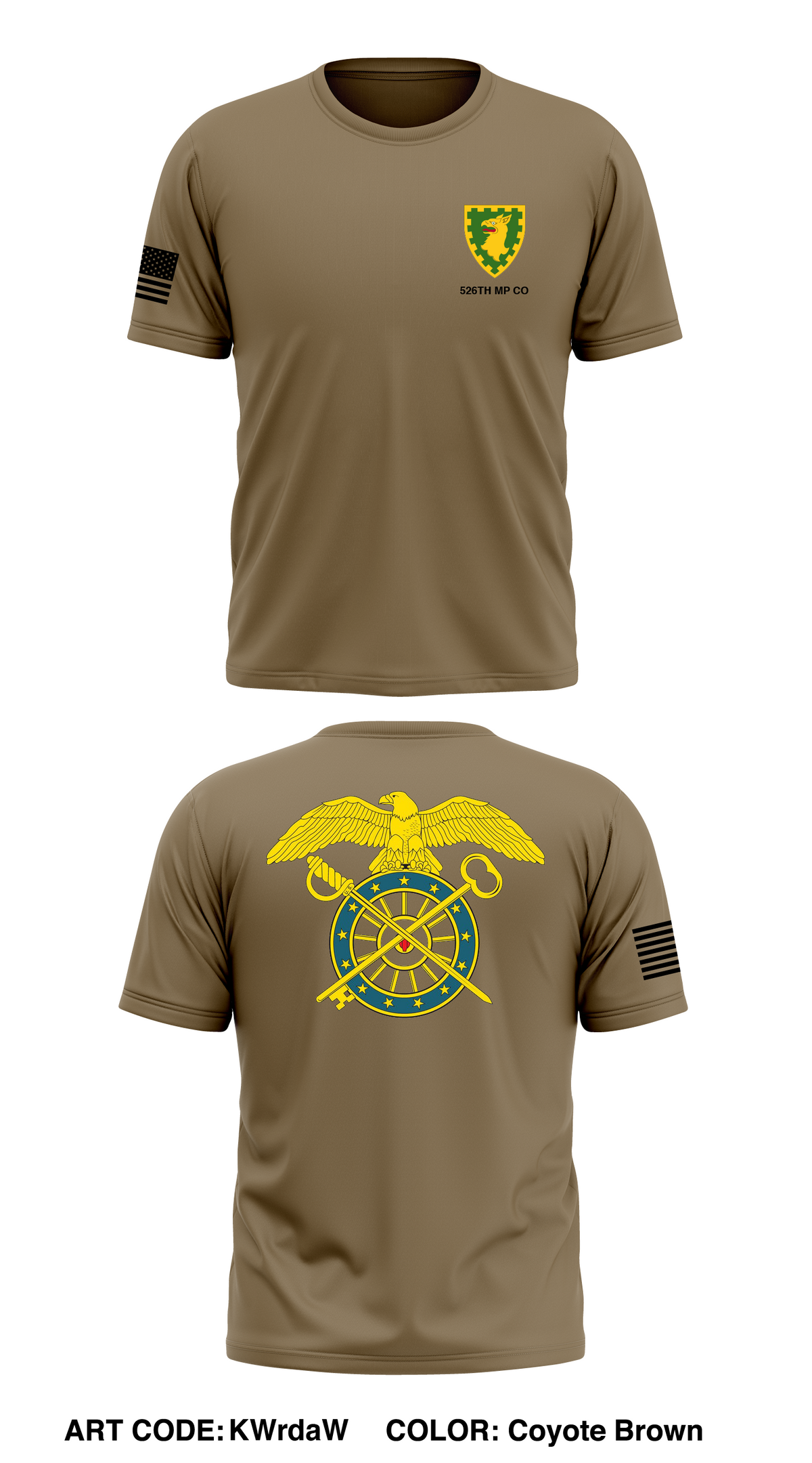 526TH MP CO Store 1 Core Men's SS Performance Tee - KWrdaW