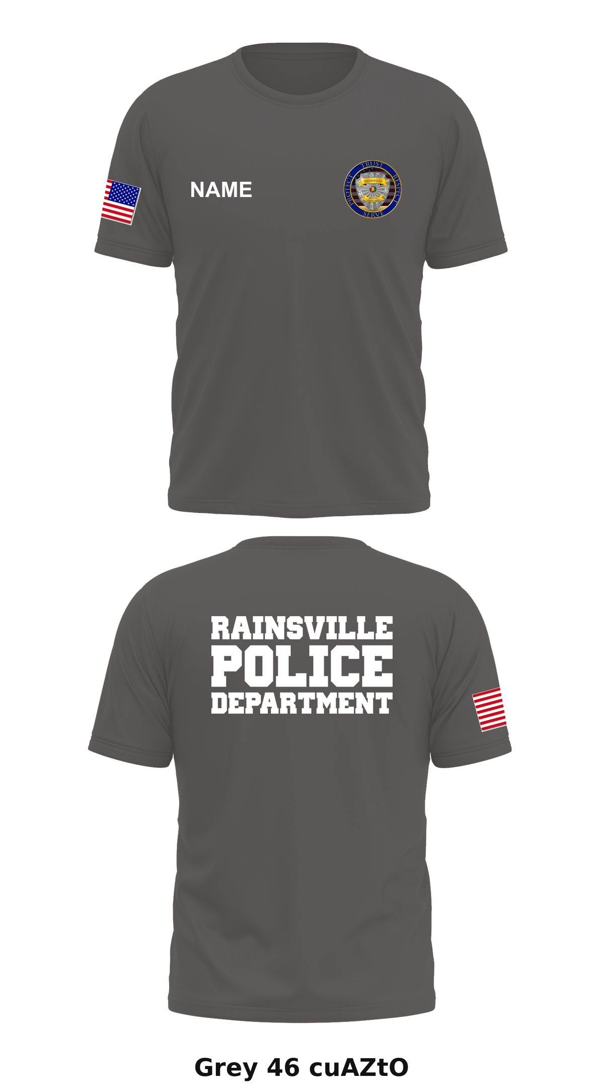 Rainsville Police Department Store 1 Core Men's SS Performance Tee - cuAZtO