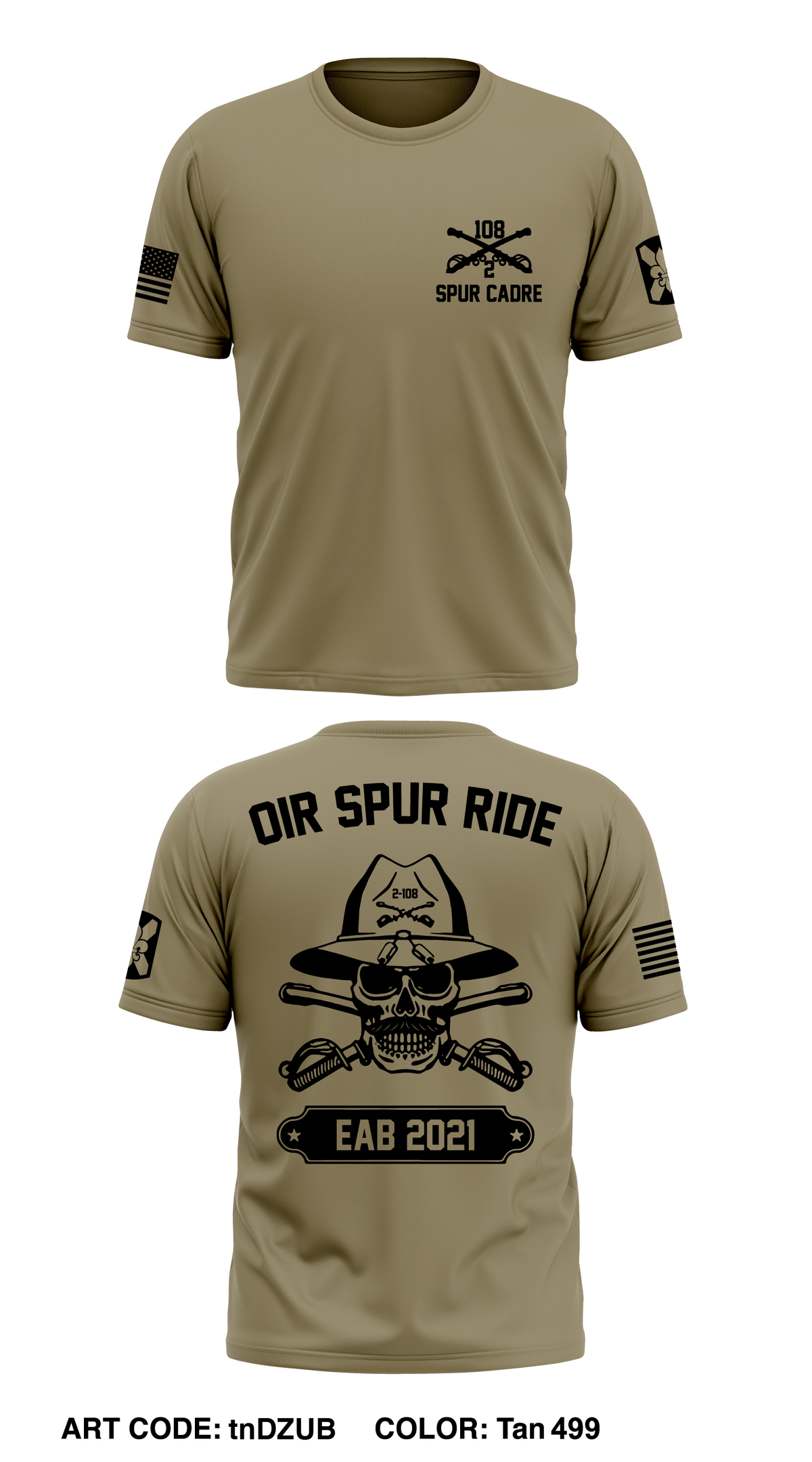 C TRP, 2-108 CAV Store 1 Core Men's SS Performance Tee - tnDZUB