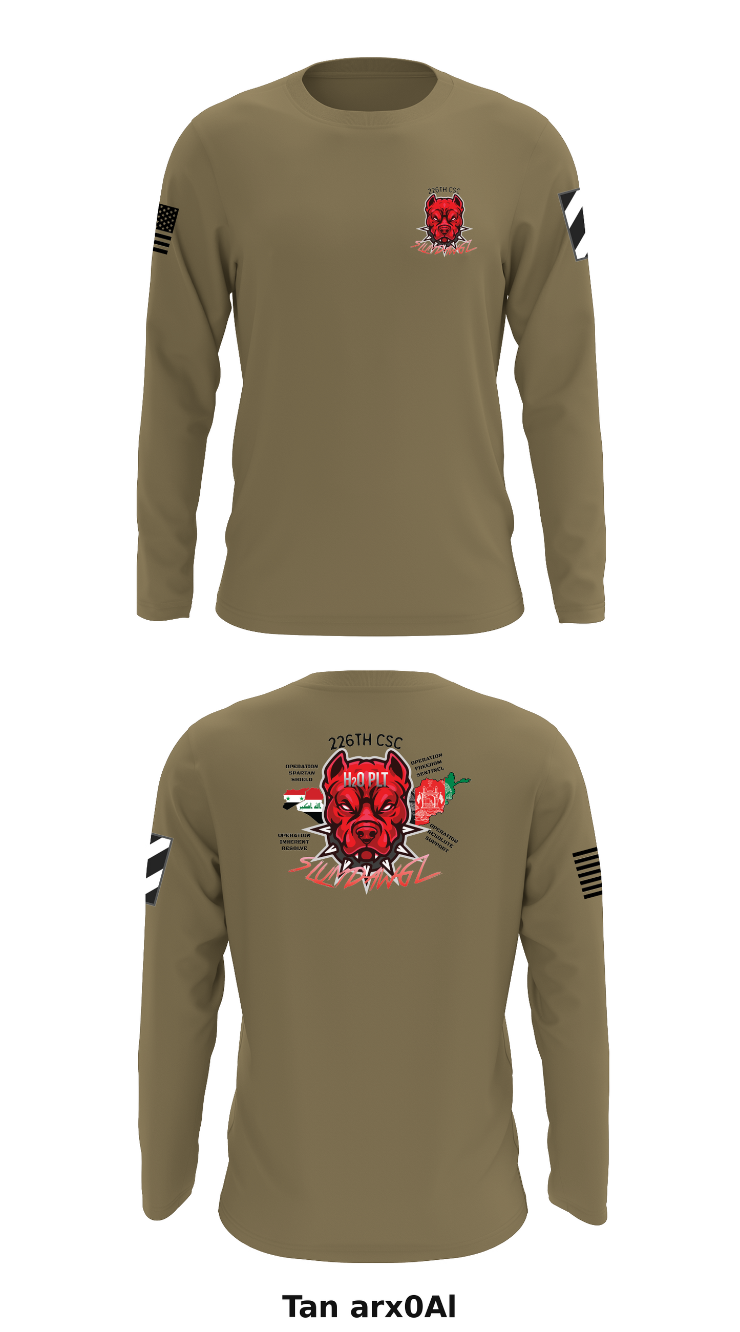 H2O PLT/226th Store 1 Core Men's LS Performance Tee - arx0Al