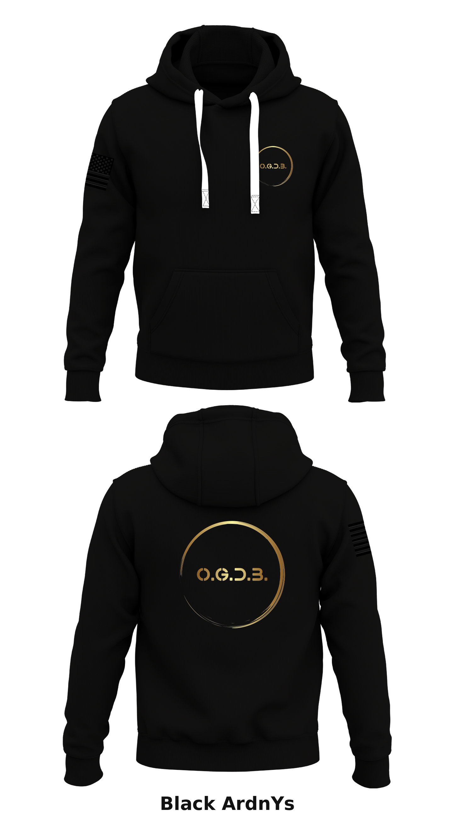 OGDB Store 1 Core Men's Hooded Performance Sweatshirt - ArdnYs