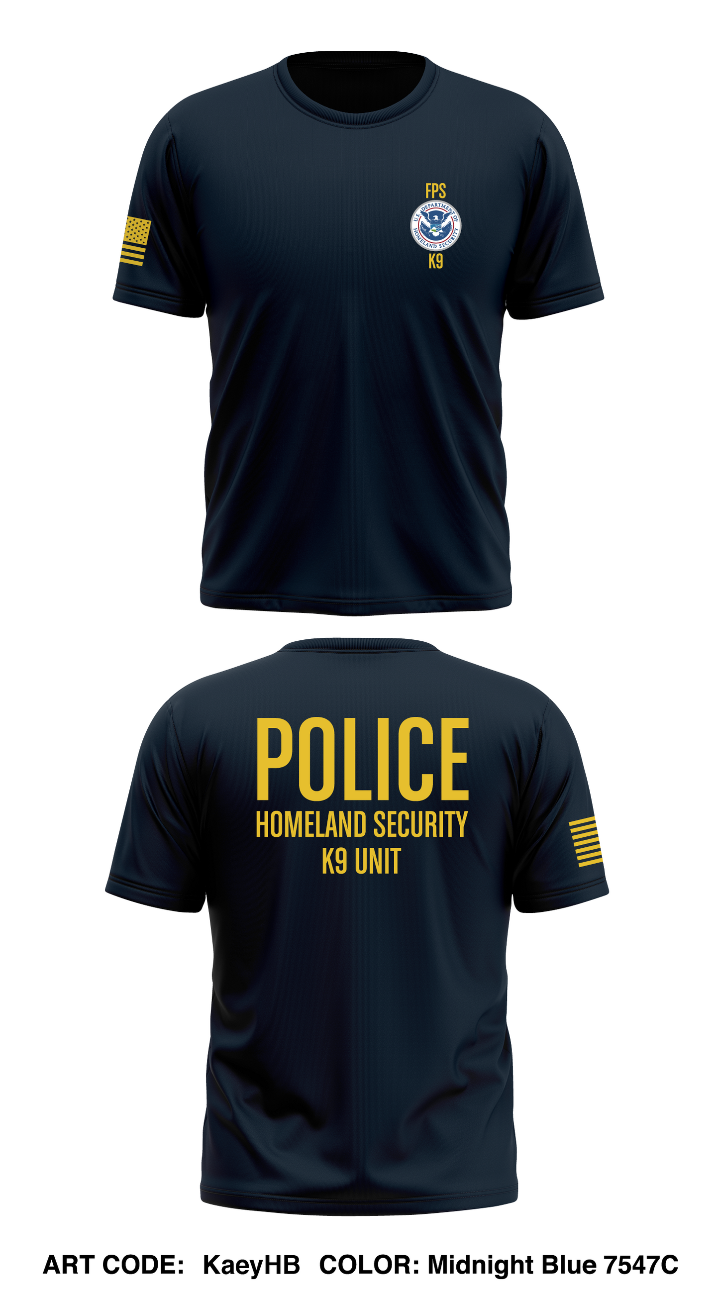FPS K9 Store 1 Core Men's SS Performance Tee - KaeyHB