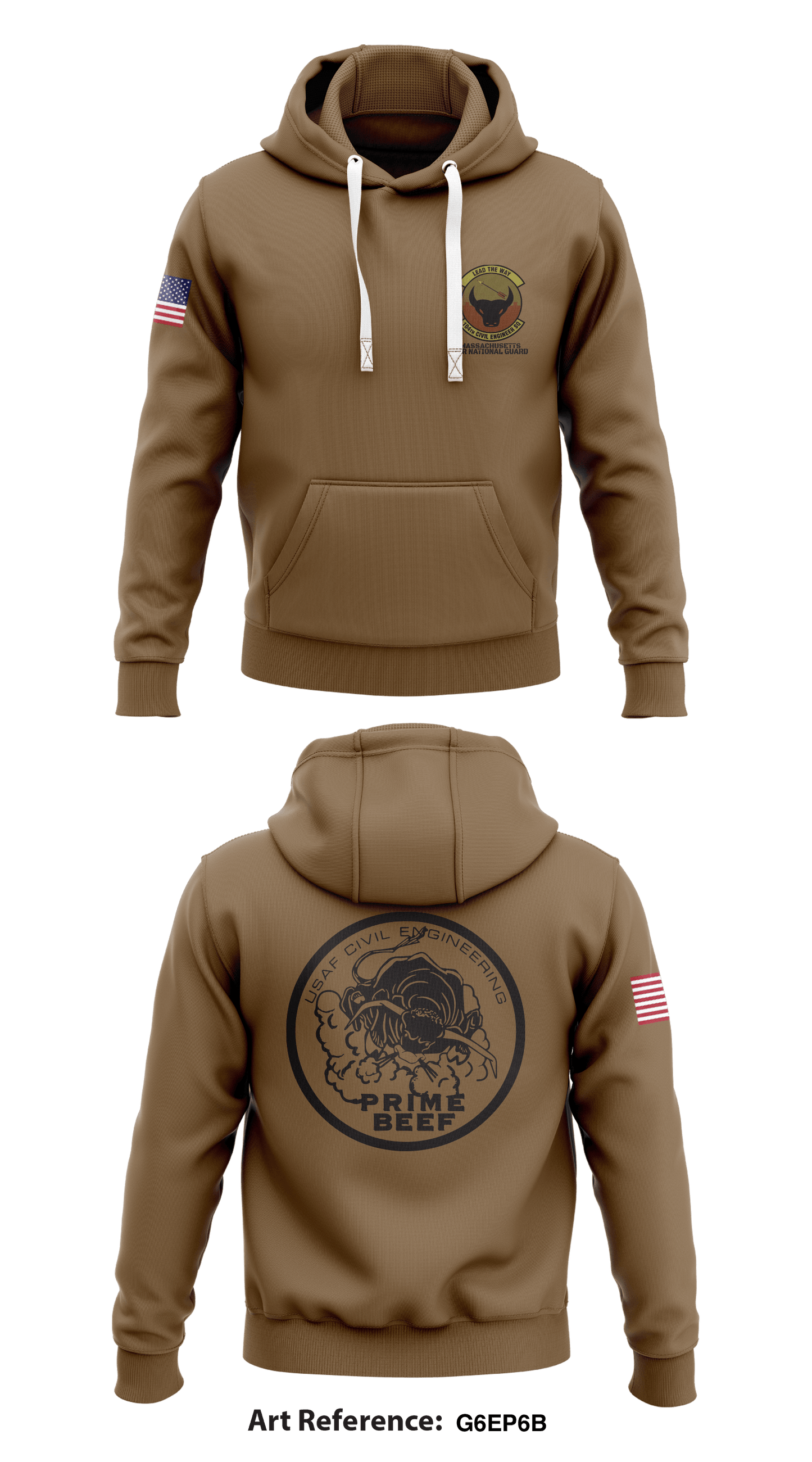 14th CES Store 1 Core Men's Hooded Performance Sweatshirt - G6eP6B