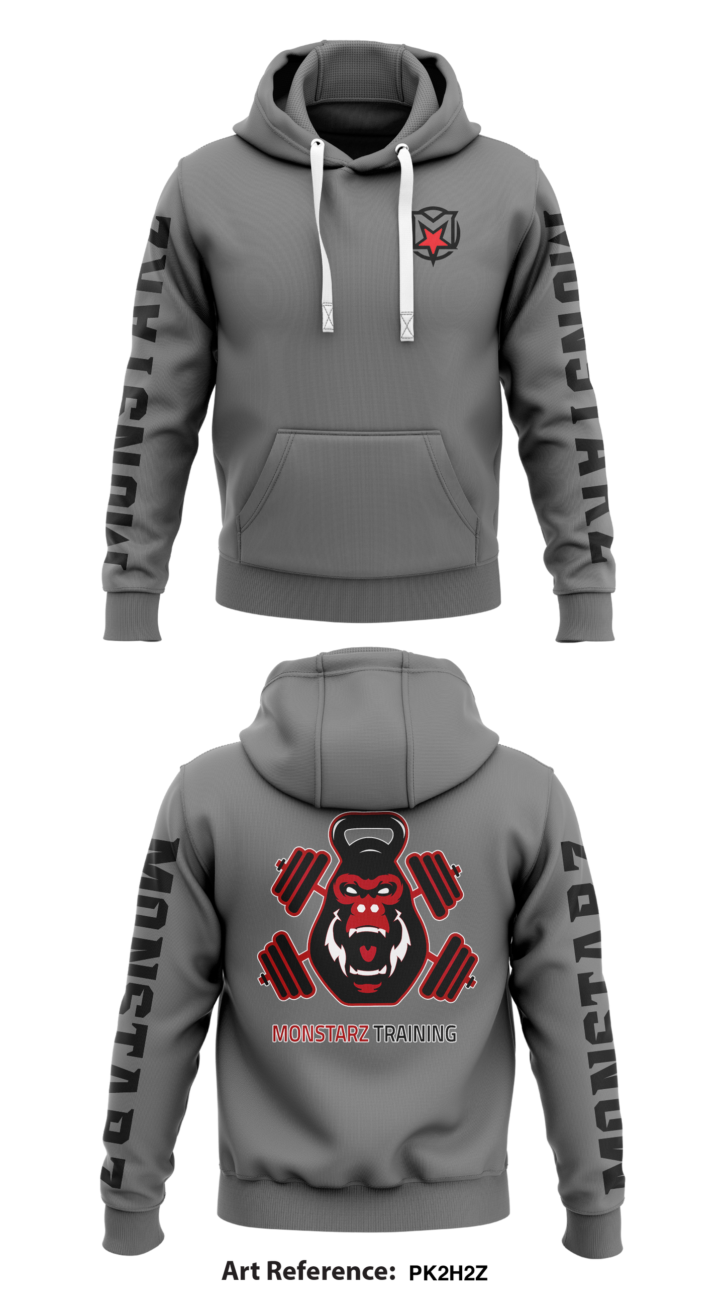 Monstarz Store 1 Core Men's Hooded Performance Sweatshirt - pK2H2z
