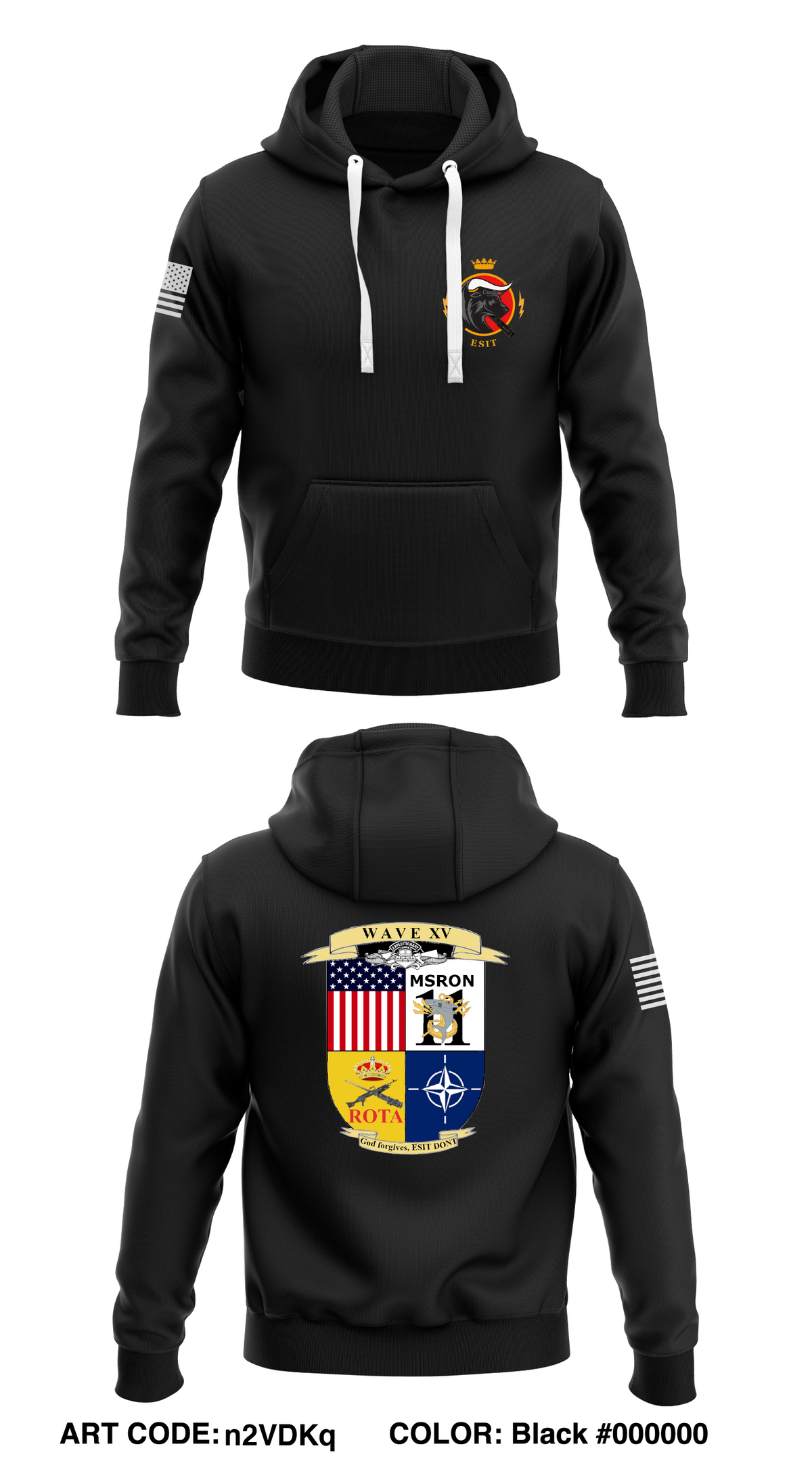 MSRON11 Store 1 Core Men's Hooded Performance Sweatshirt - n2VDKq