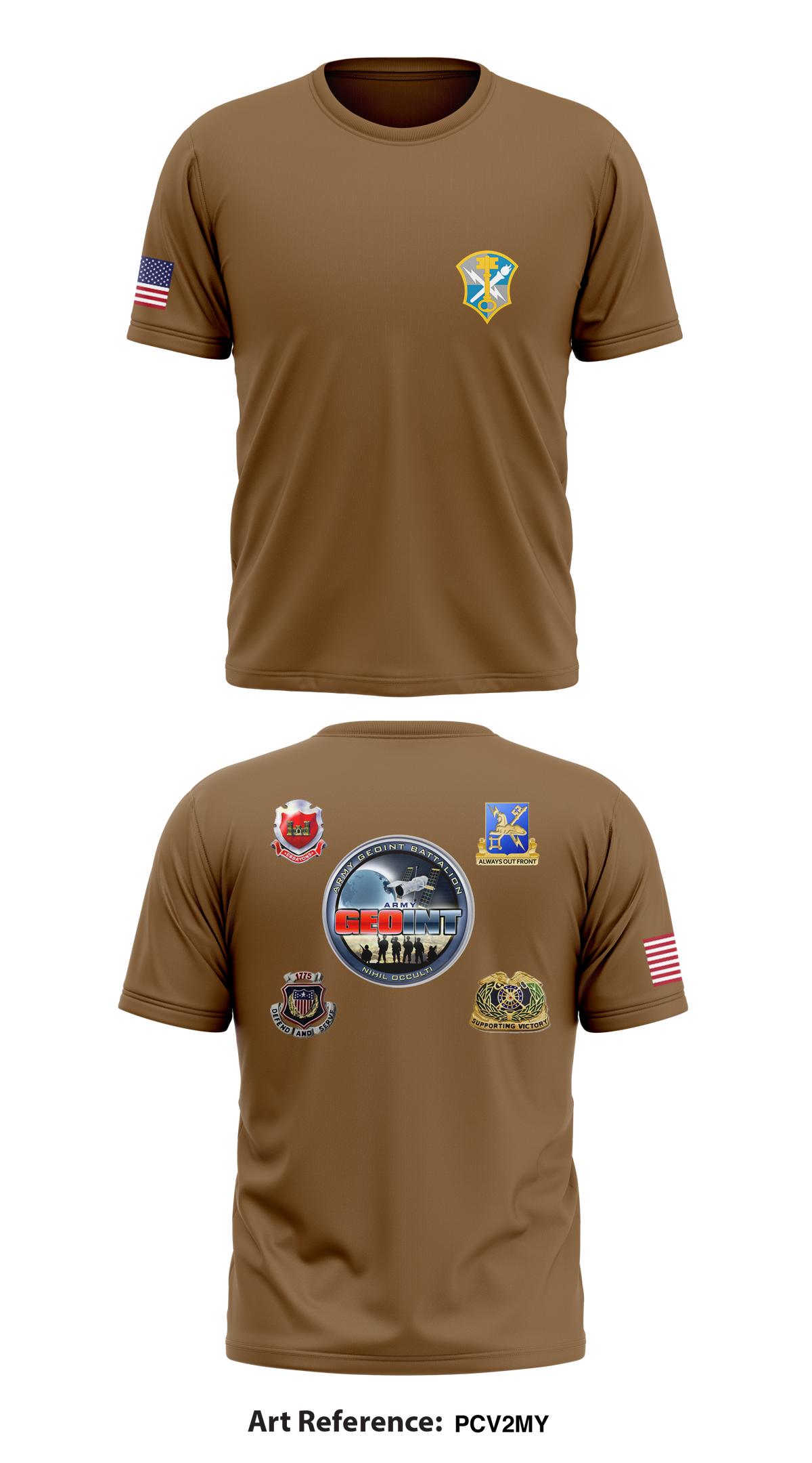 Army GEOINT Battalion Short-Sleeve Hybrid Performance Shirt Core Men's Hooded Performance Sweatshirt - pcv2MY