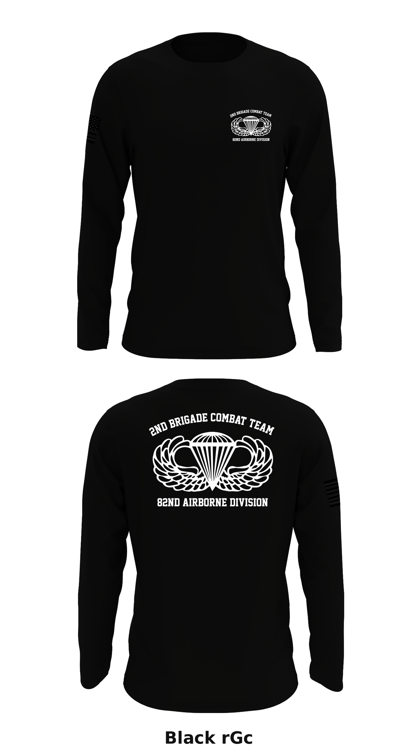 2nd Brigade Combat Team, 82nd Airborne Division Store 1 Core Men's LS Performance Tee - rGc