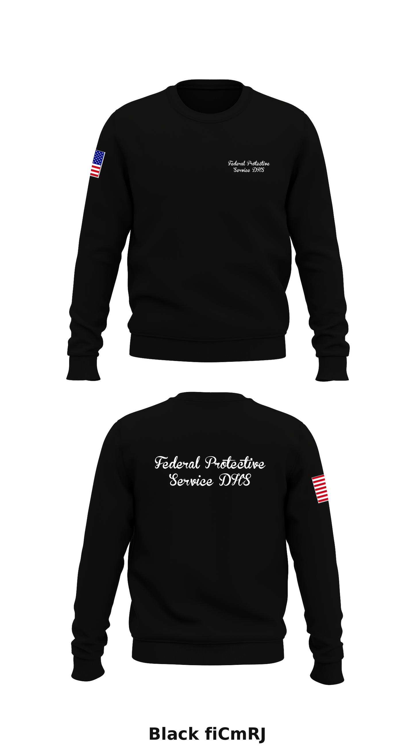 Federal Protective Service DHS Store 1 Core Men's Crewneck Performance Sweatshirt - fiCmRJ