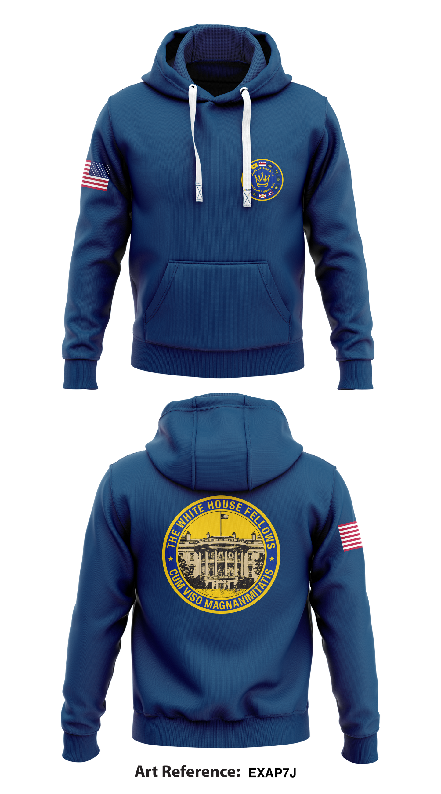 White House Fellows Store 1 Core Men's Hooded Performance Sweatshirt - EXaP7j