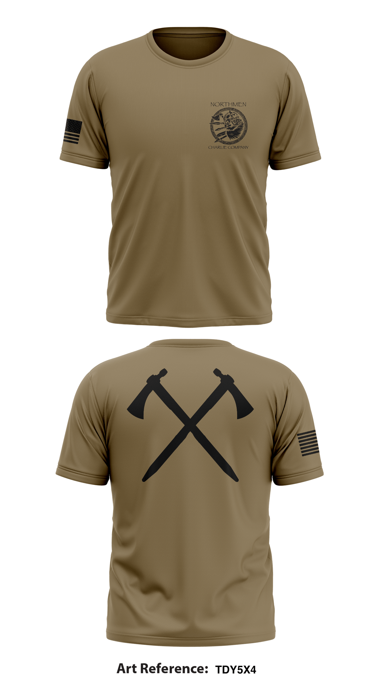 Charlie company, 92nd CA BN Store 1 Core Men's SS Performance Tee - tdY5X4