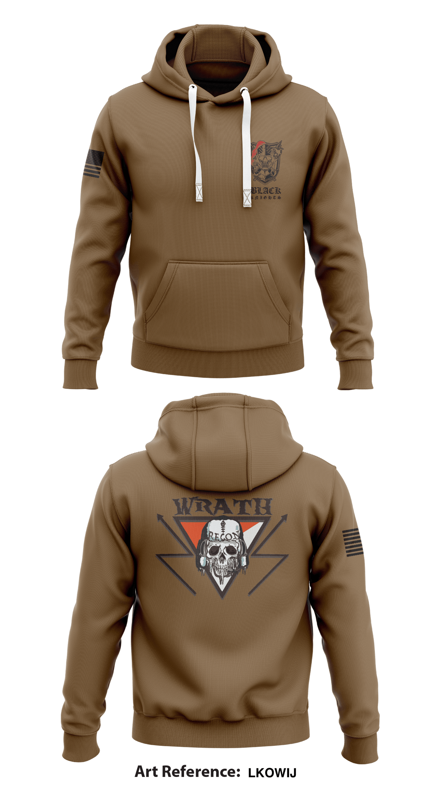3-61 Cav Store 1 Core Men's Hooded Performance Sweatshirt - LkoWiJ