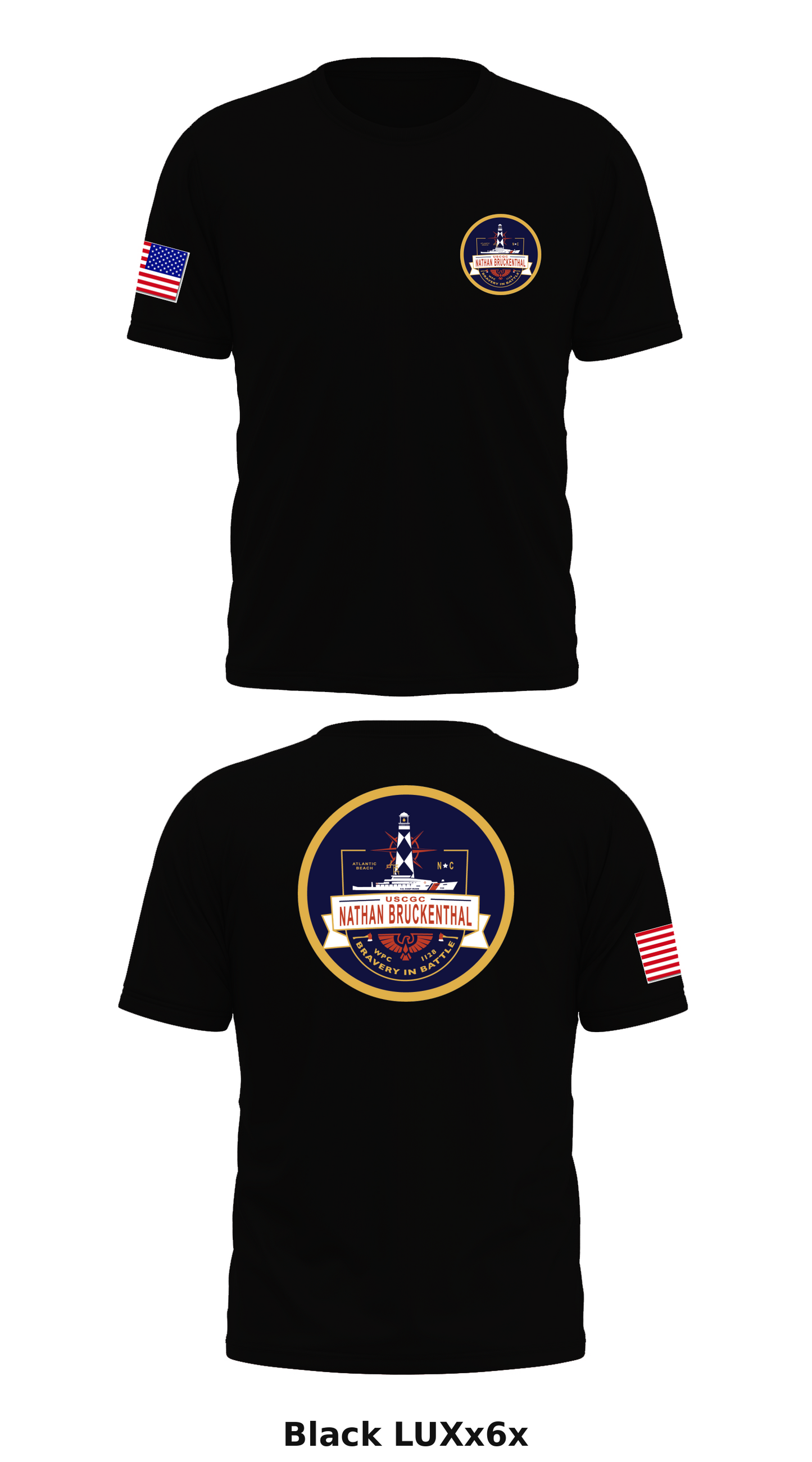 USCGC NATHAN BRUCKENTHAL Store 1 Core Men's SS Performance Tee - LUXx6x