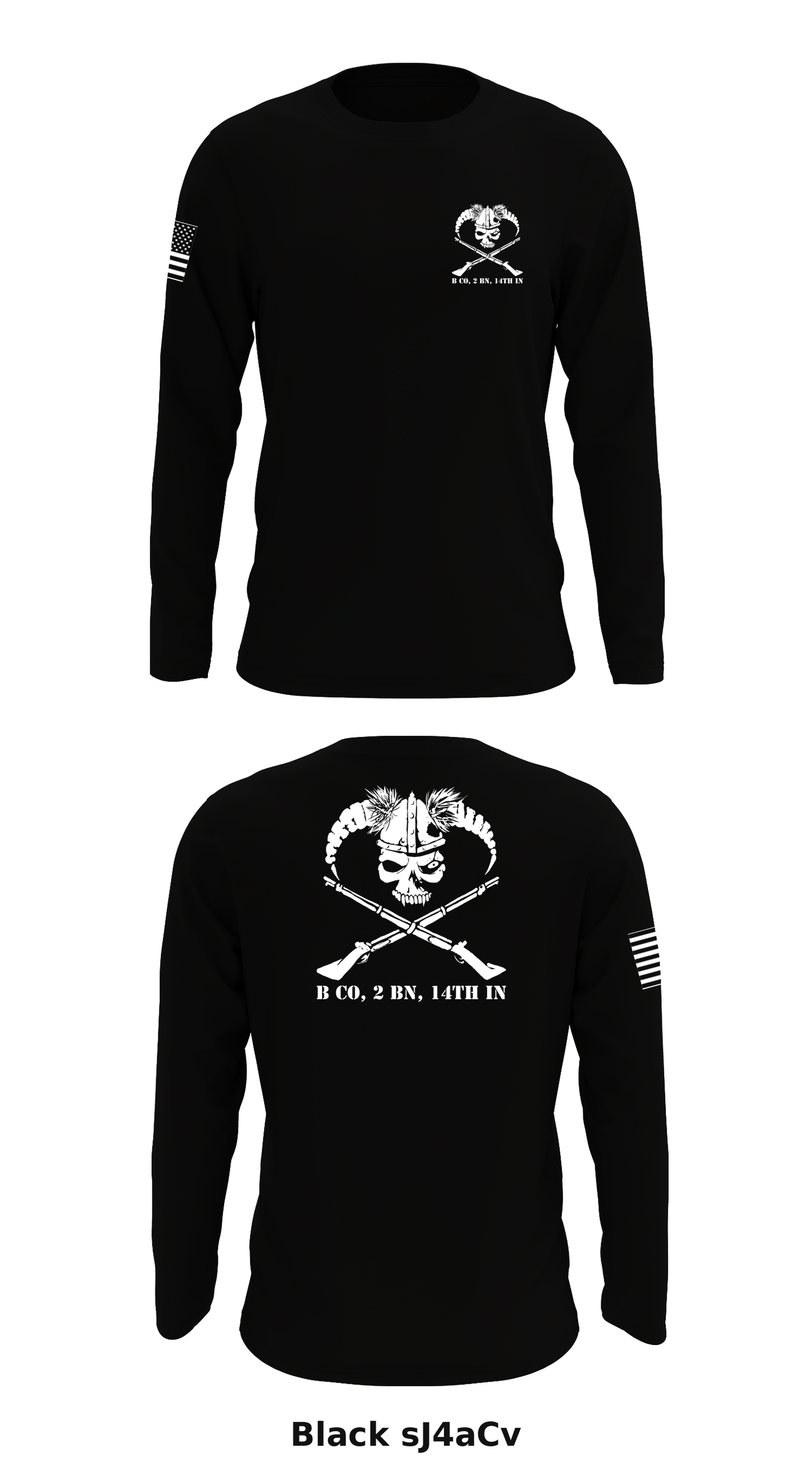 3rd PLT, B Co, 2 BN, 14th IN Store 1 Core Men's LS Performance Tee - sJ4aCv