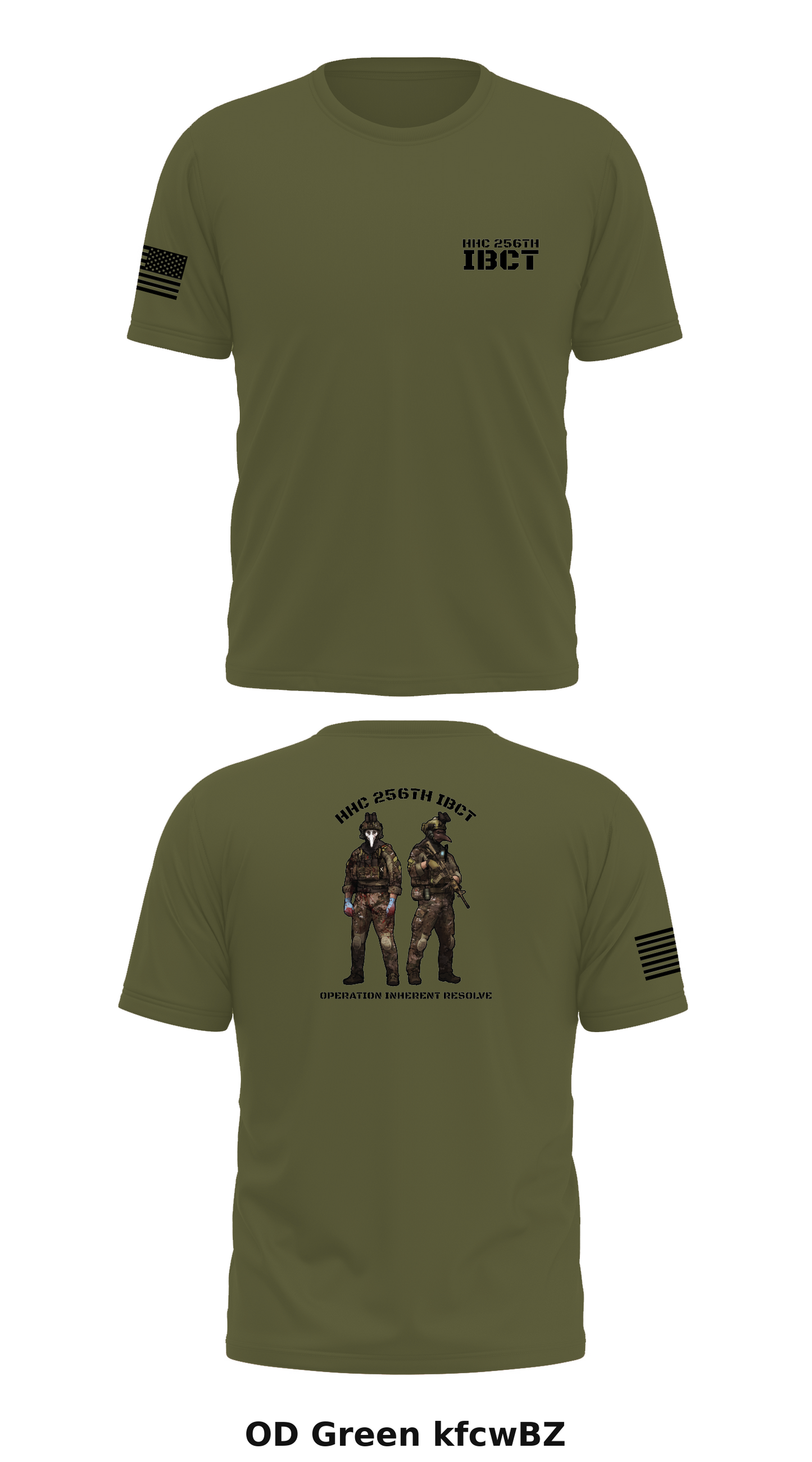 HHC 256th IBCT Store 1 Core Men's SS Performance Tee - kfcwBZ