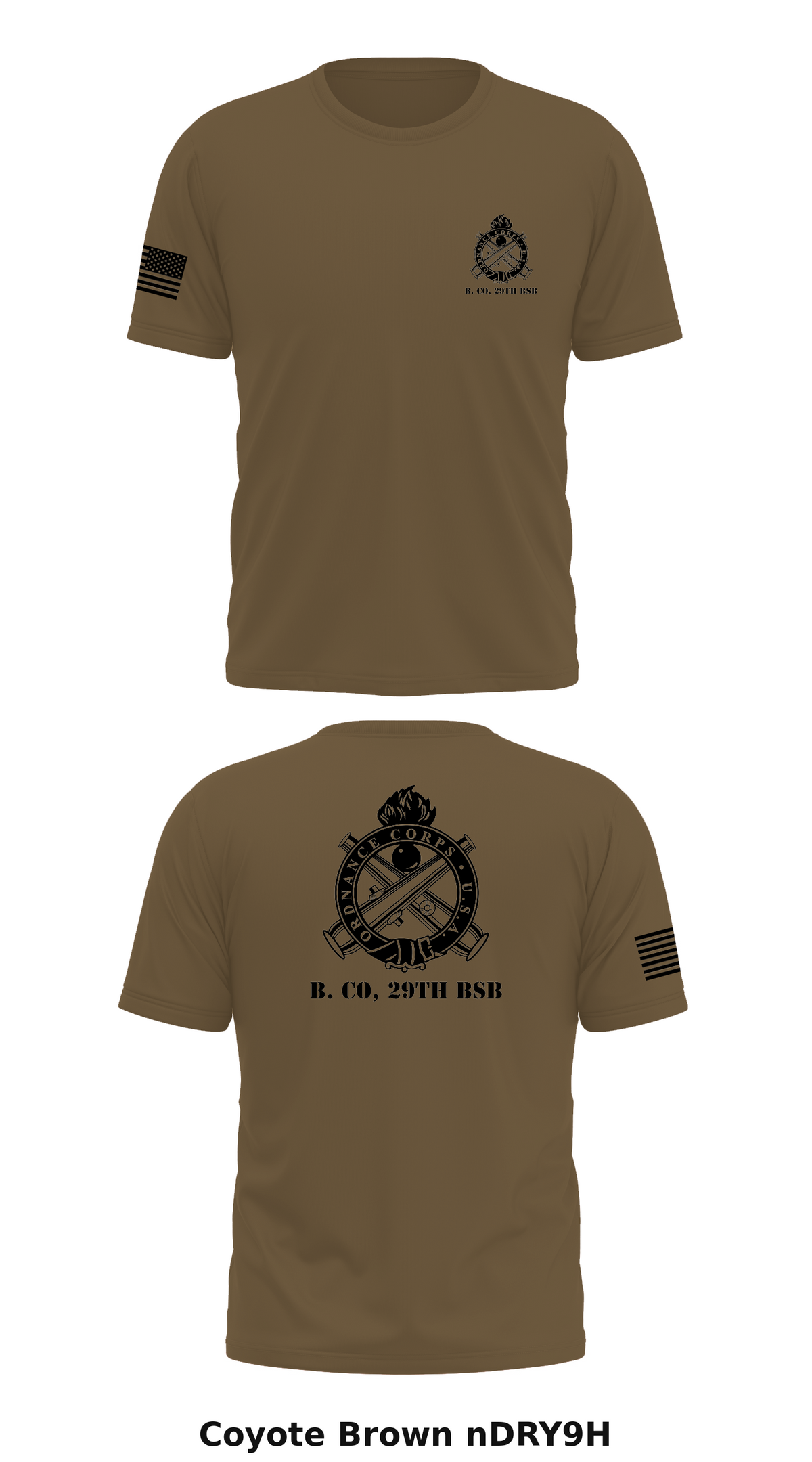 B. Co, 29th BSB Store 1 Core Men's SS Performance Tee - nDRY9H
