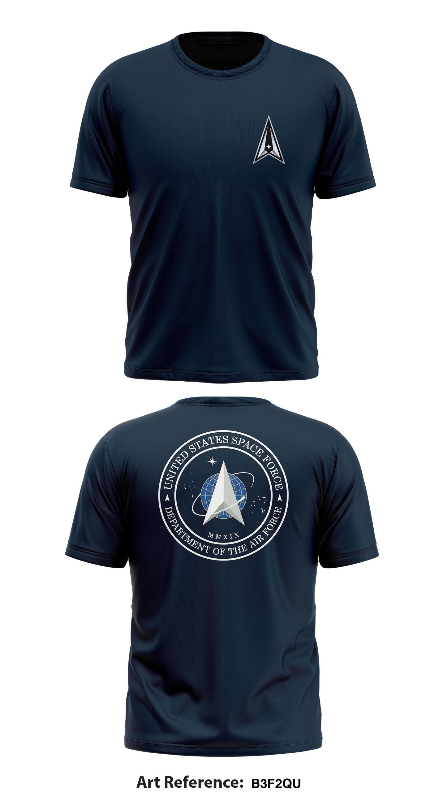 Space Force - Garnet Store 1 Core Men's SS Performance Tee - B3F2qU