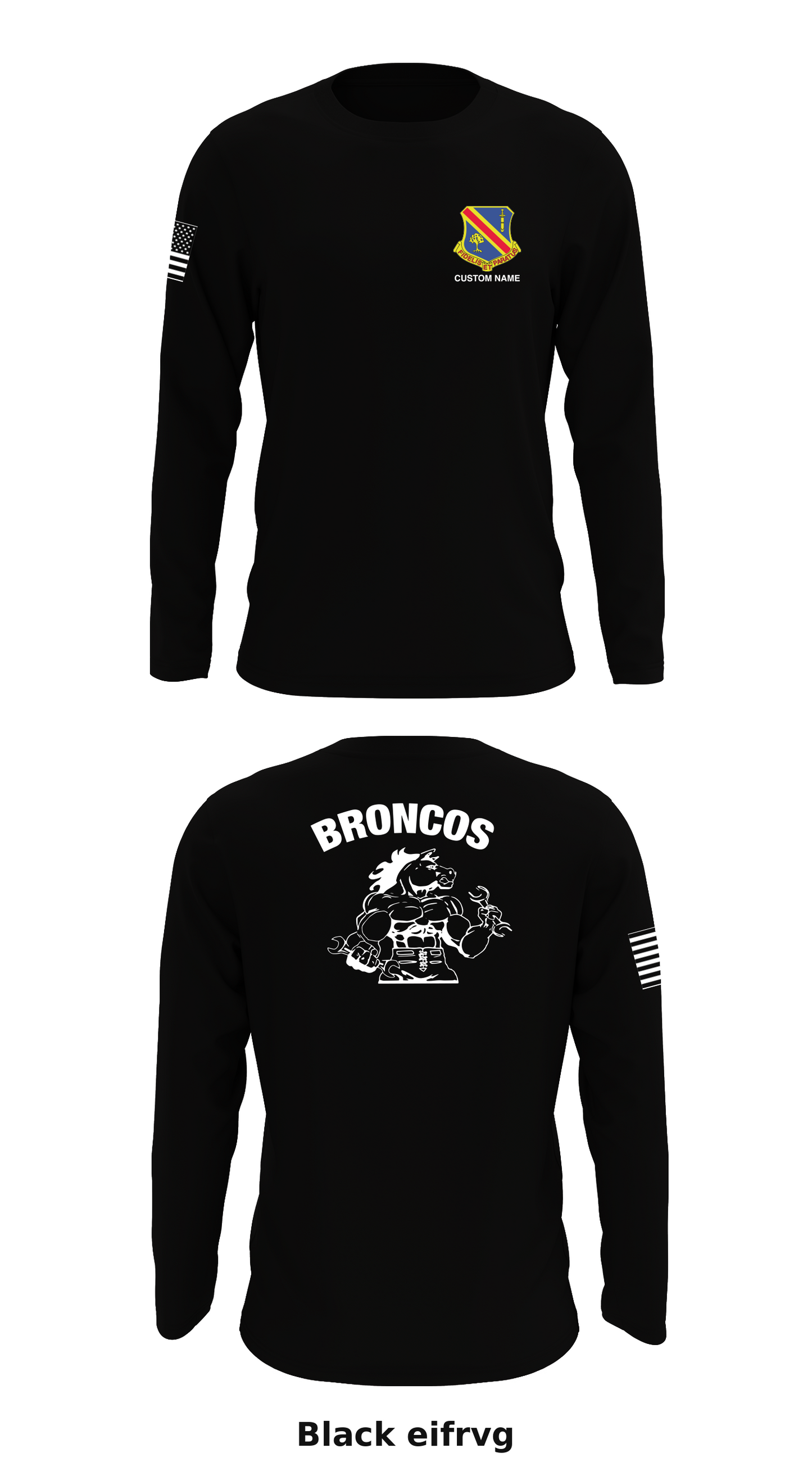 CUSTOM B Co. 237 BSB, 37th IBCT Store 1 Core Men's LS Performance Tee - eifrvgCUST
