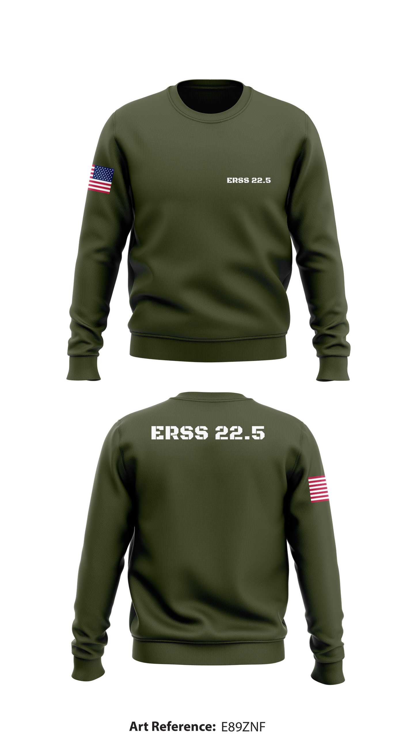 ERSS 22.5 Store 1 Core Men's Crewneck Performance Sweatshirt - e89znf
