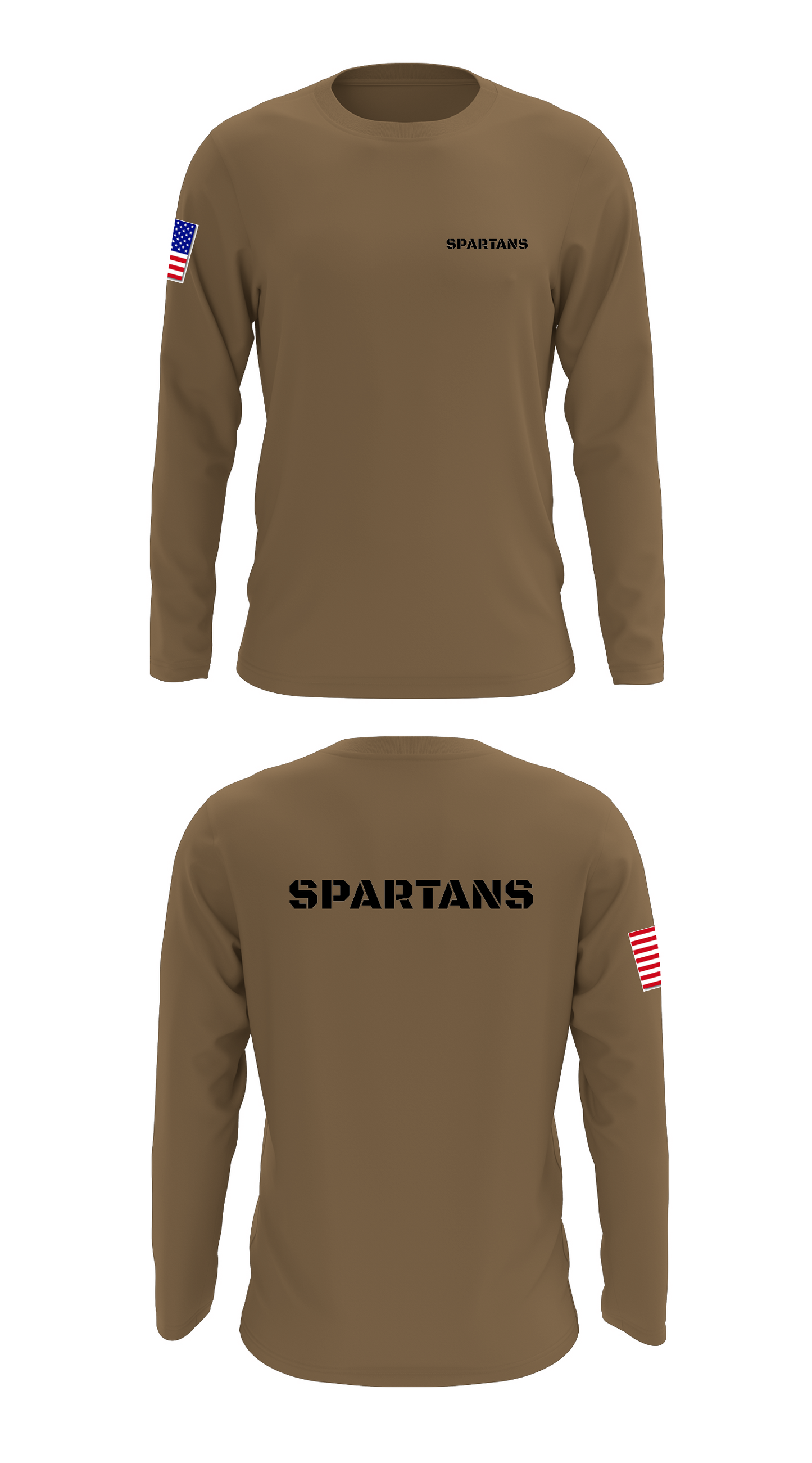 Spartans Store 4 Core Men's LS Performance Tee - 89491766806