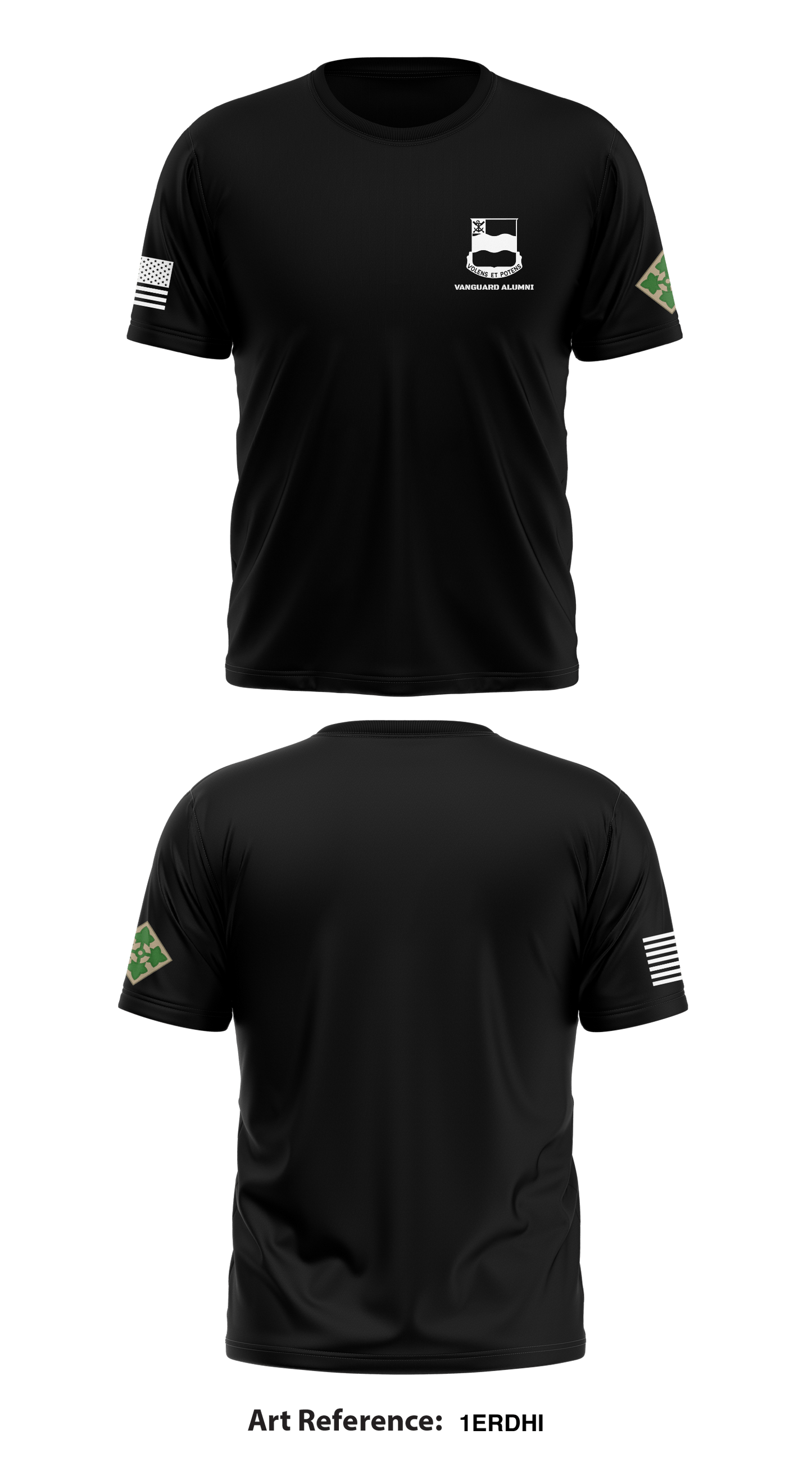 Alumni Series - 4th Infantry Division Core Men's SS Performance Tee - 1erDHi