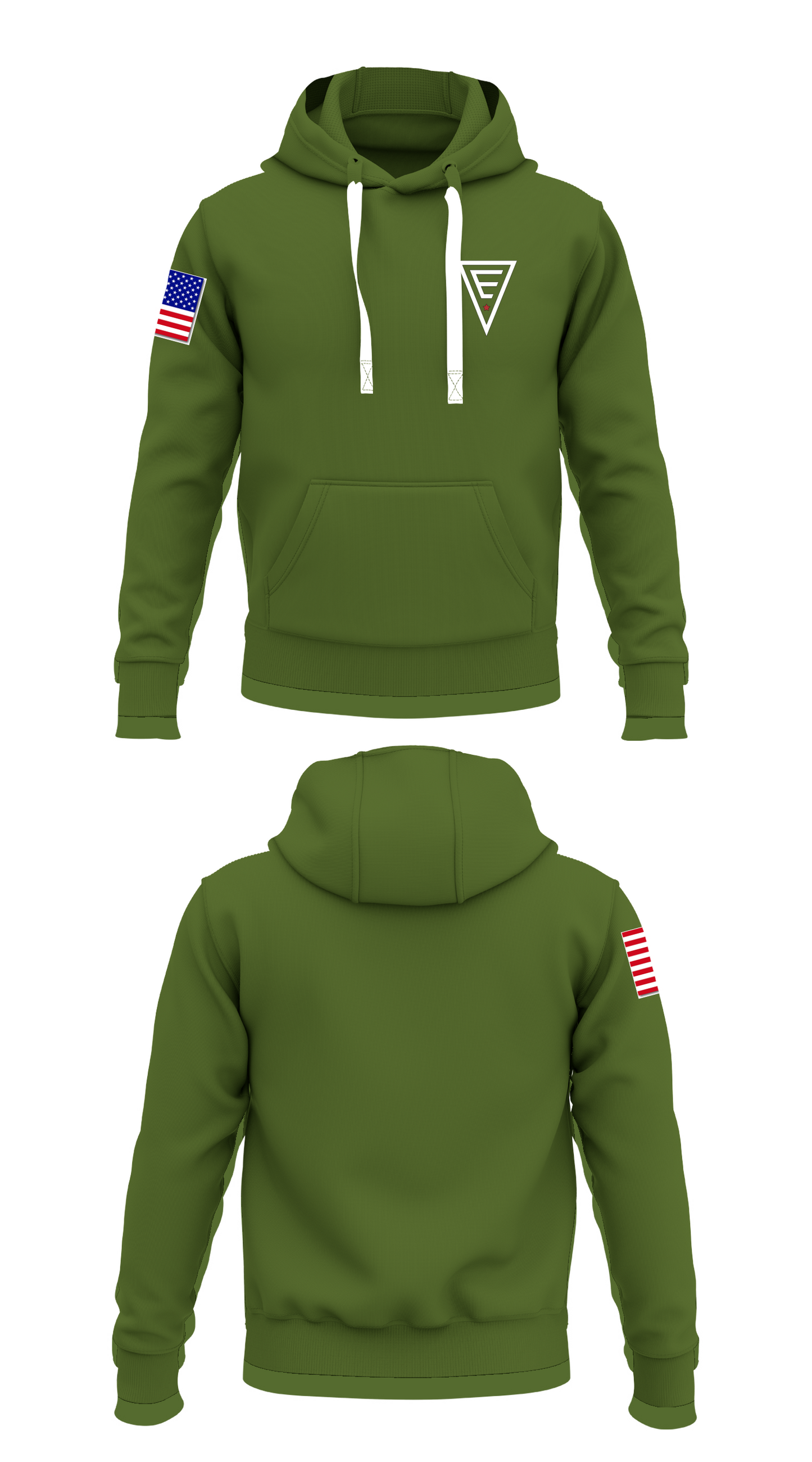 Emblem Athletic Core Men's Hooded Performance Sweatshirt - 94907244705