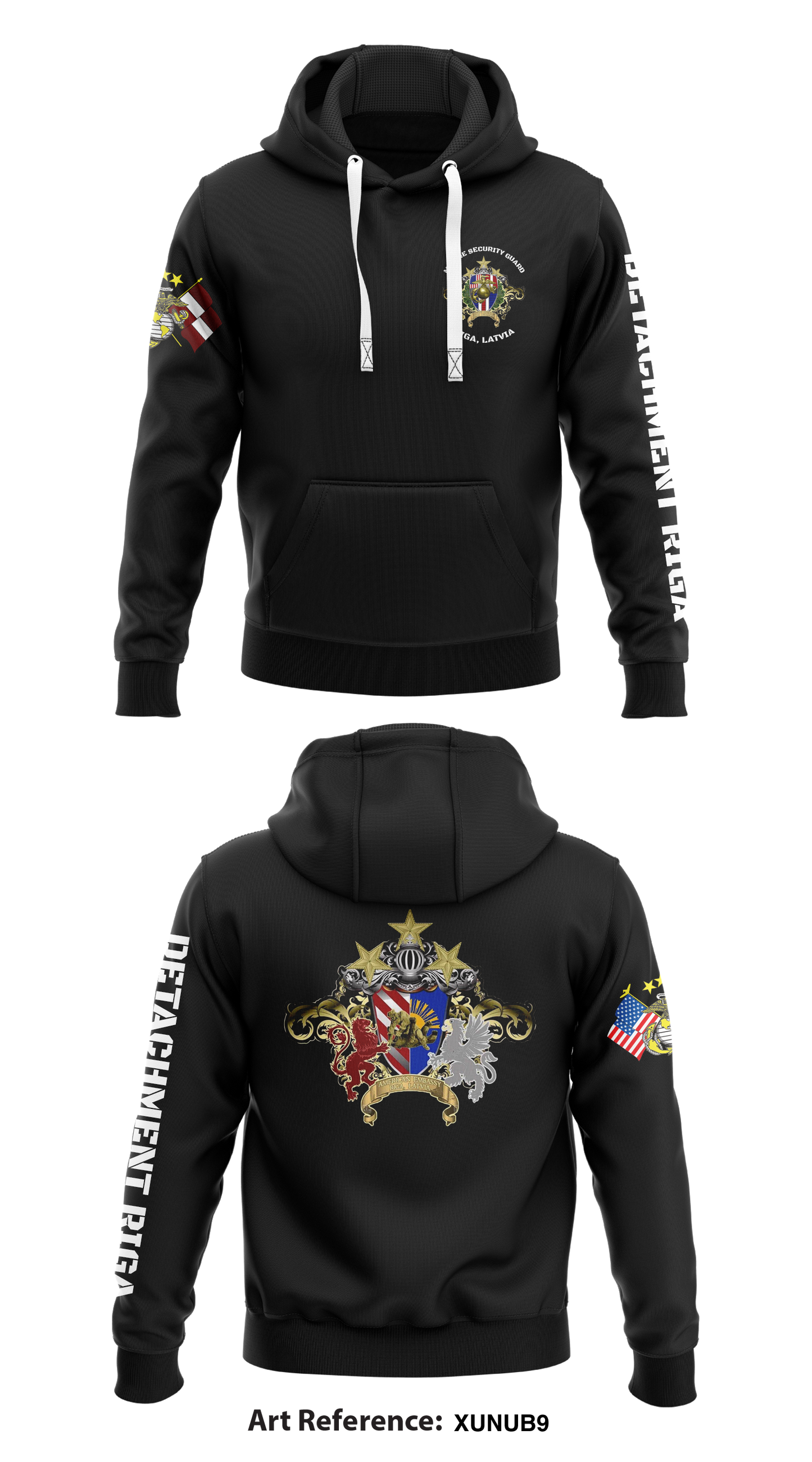 Detachment Riga, Latvia Store 1 Core Men's Hooded Performance Sweatshirt - xUNuB9