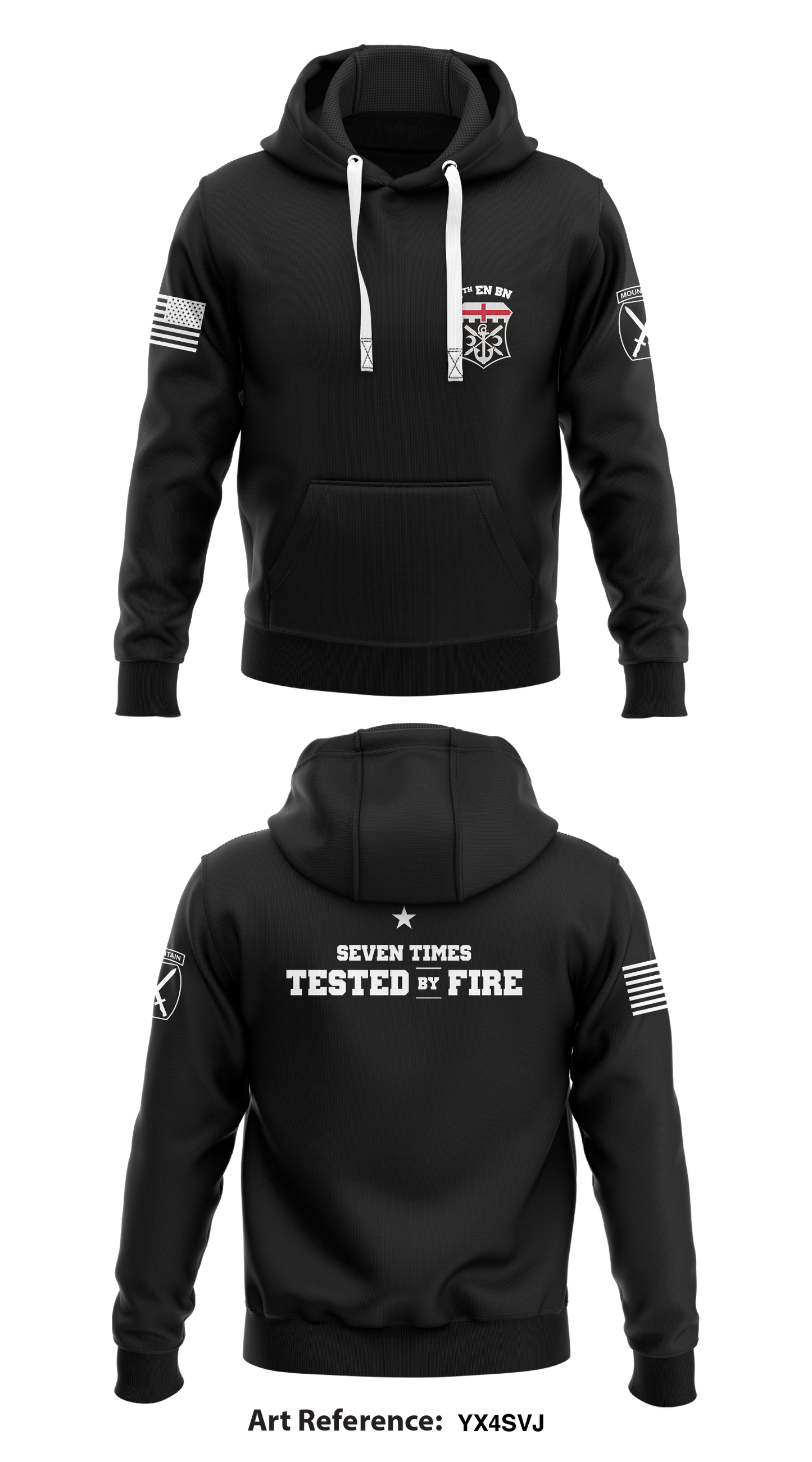 7th Engineer Battalion Store 1 Core Men's Hooded Performance Sweatshirt - yX4Svj