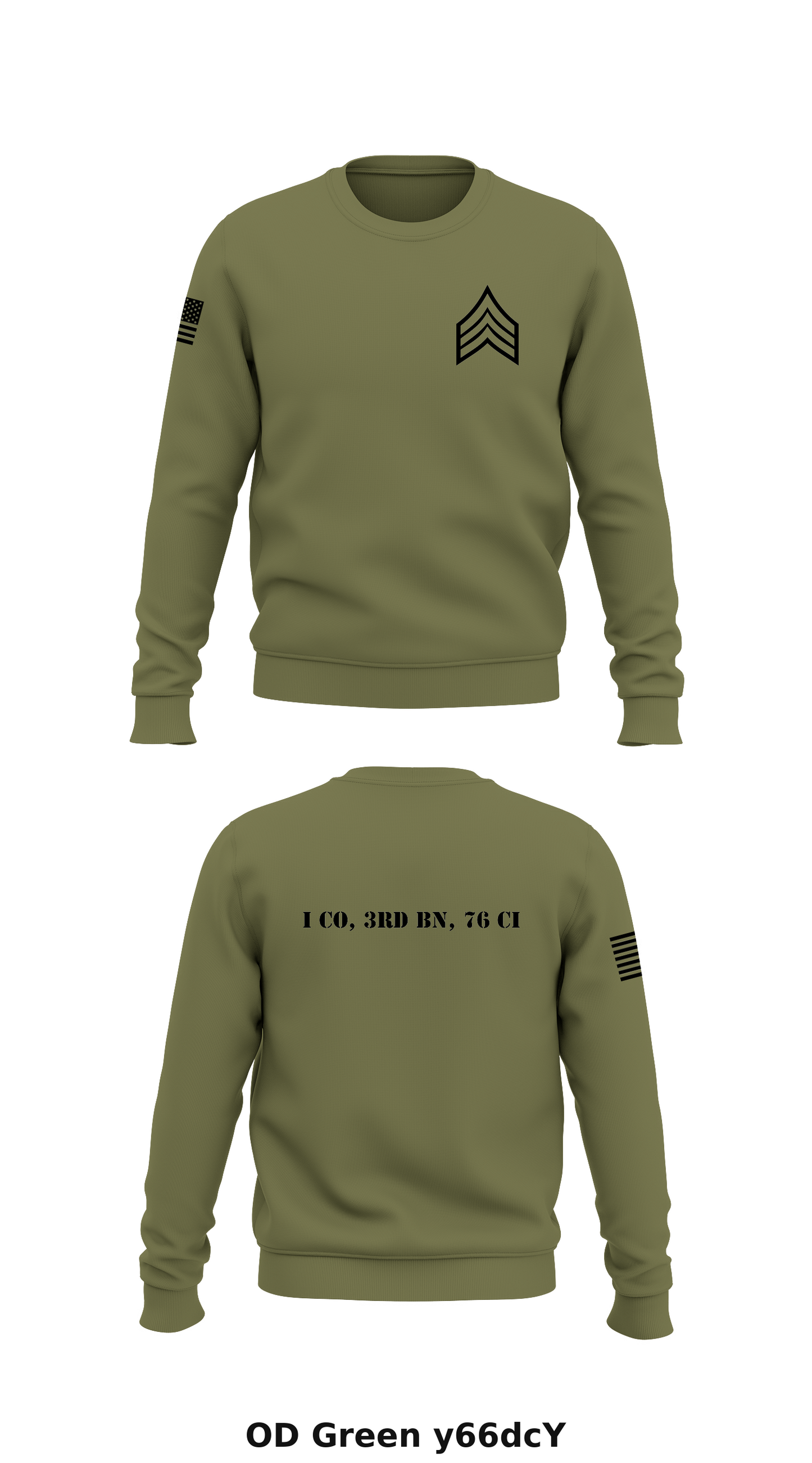 I CO, 3rd BN, 76 CI Store 1 Core Men's Crewneck Performance Sweatshirt - y66dcY