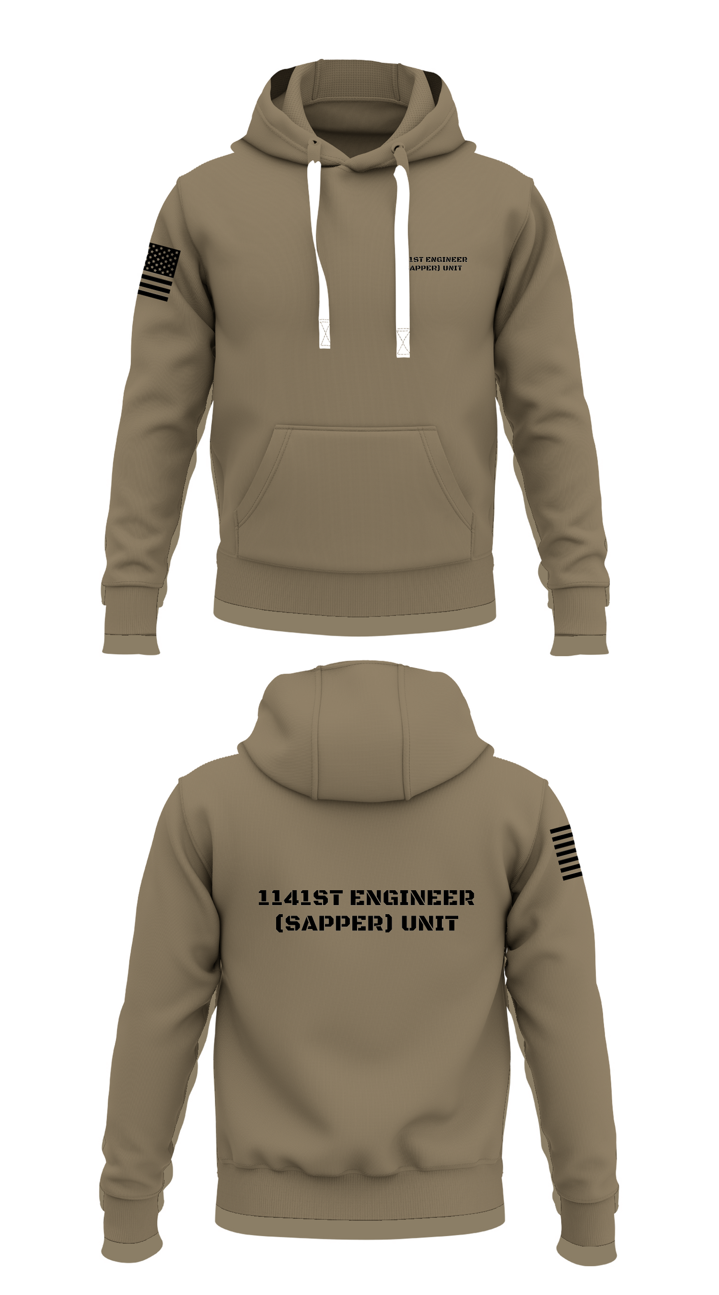 1141st Engineer (Sapper )Unit Store 1 Core Men's Hooded Performance Sweatshirt - 92047948768