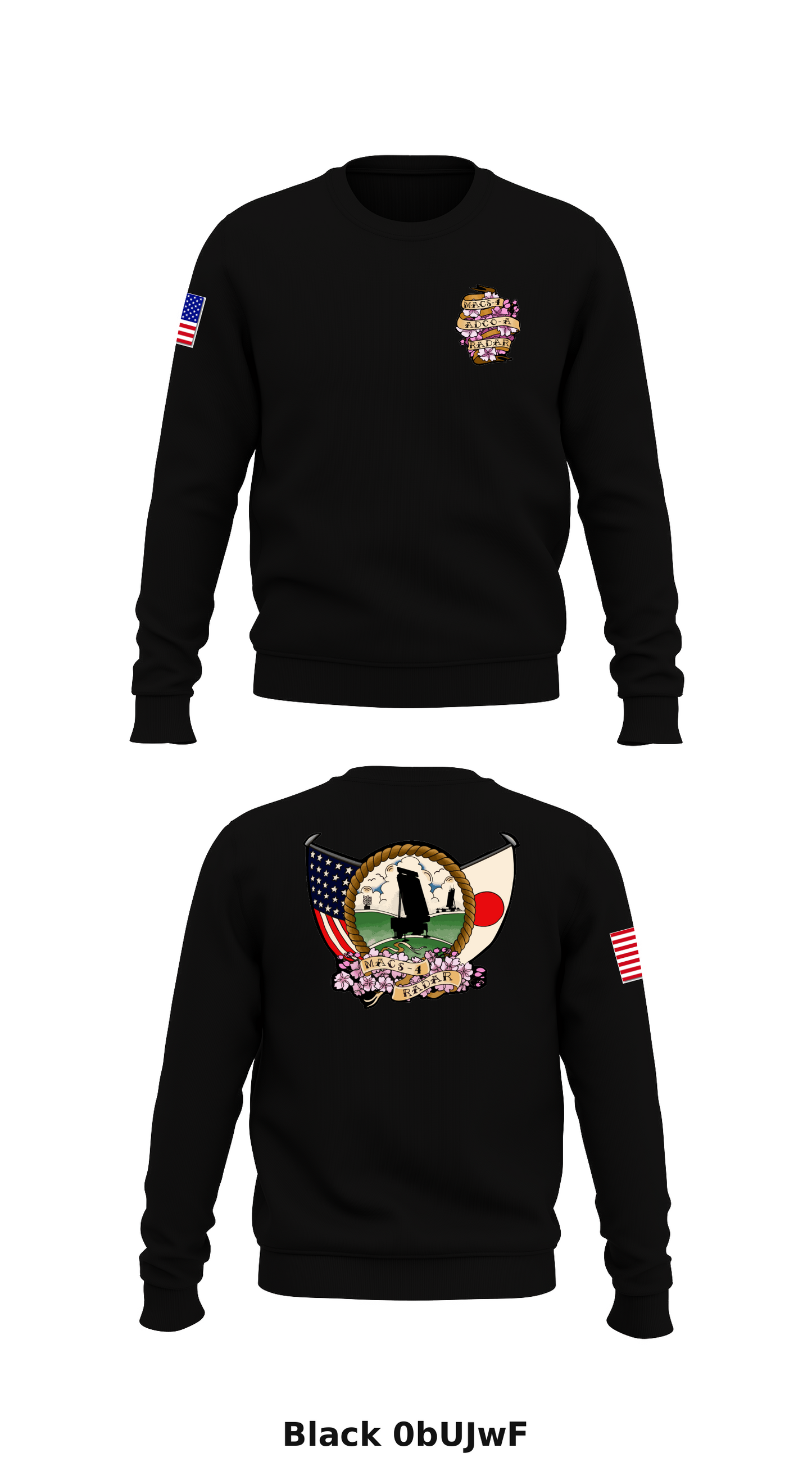 MACG-18 MACS-4 ADCO-A Store 1 Core Men's Crewneck Performance Sweatshirt - 0bUJwF