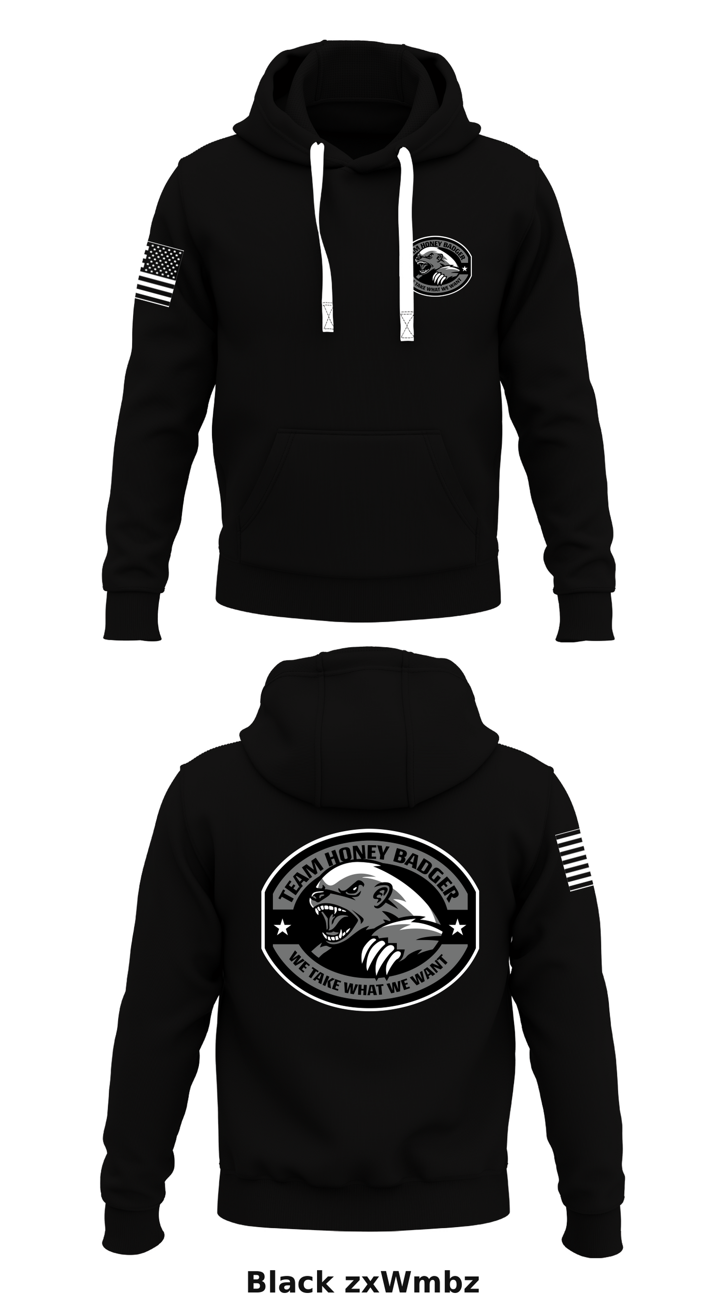 Team Honey Badger Store 1 Core Men's Hooded Performance Sweatshirt - zxWmbz