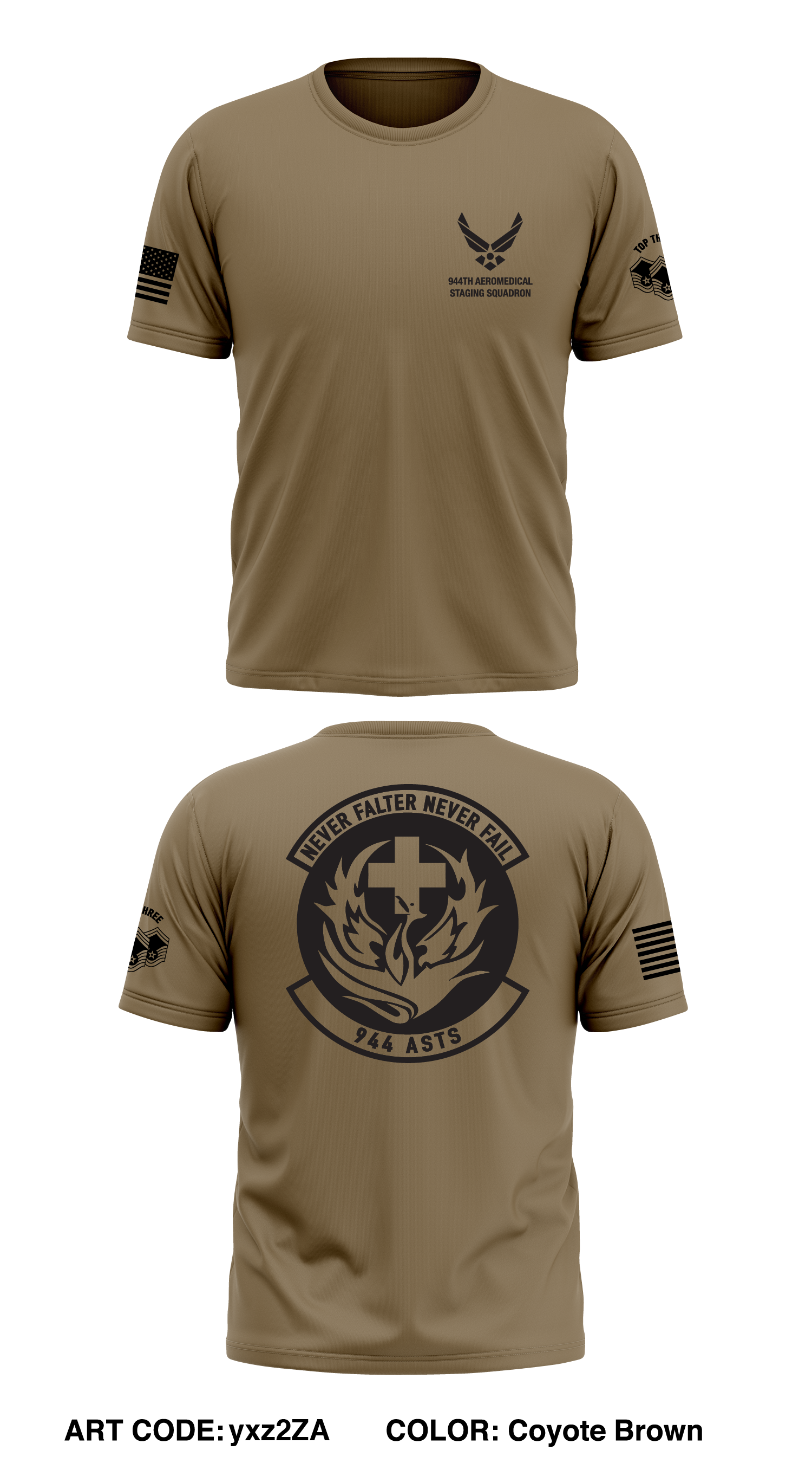 944th Aeromedical Staging Squadron (ASTS) Store 1 Core Men's SS Performance  Tee - yxz2ZA