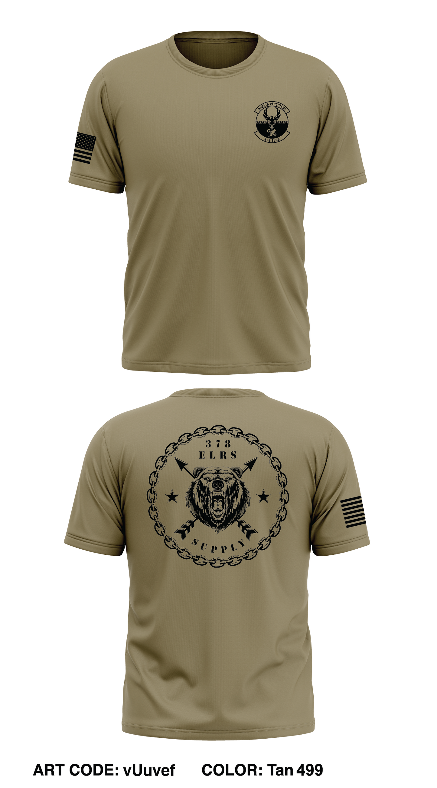 378 ELRS/SUPPLY Store 1 Core Men's SS Performance Tee - vUuvef